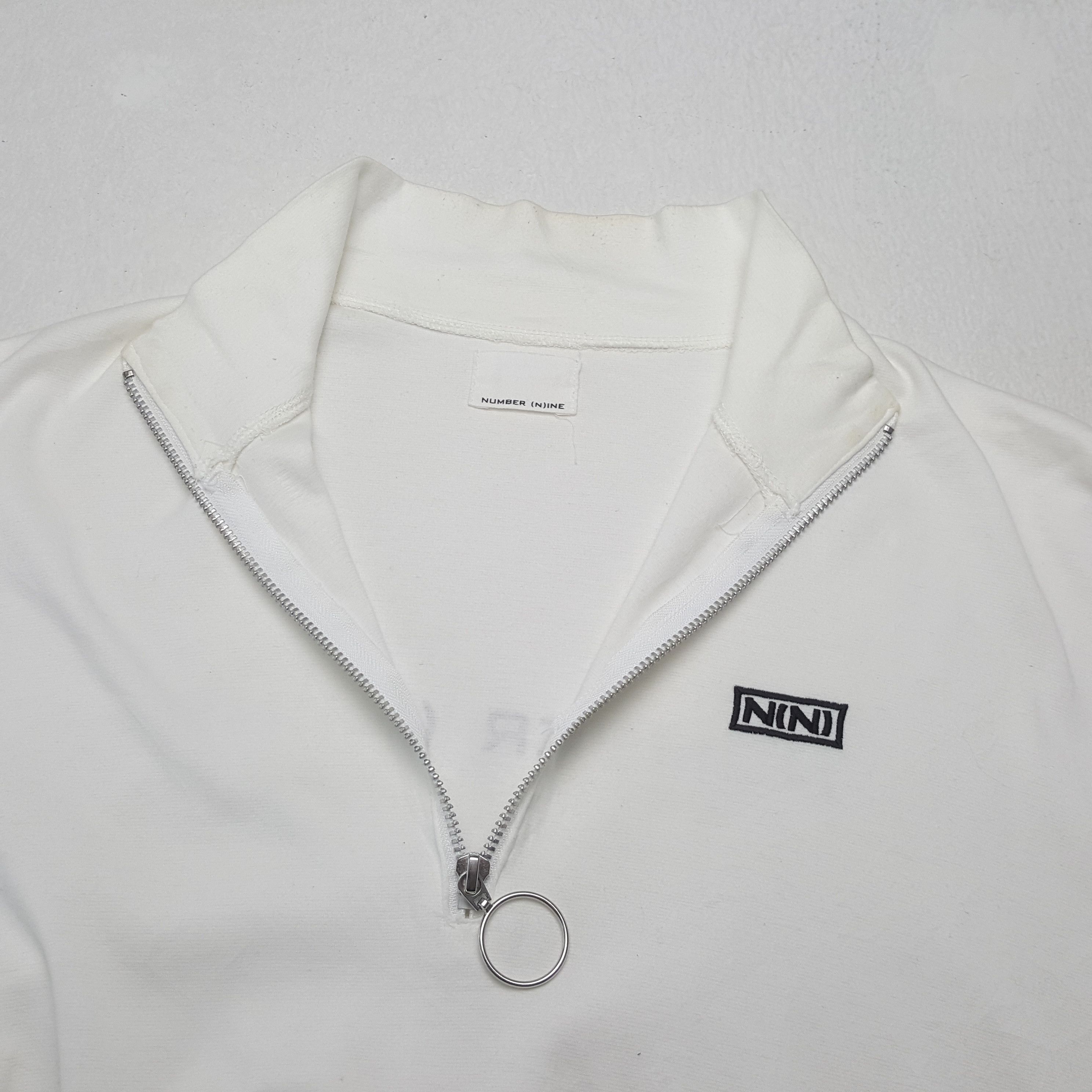 Japanese Brand × Number (N)ine × Vintage Number Nine Japanese Brand Custom Art Half Zipper Tshirt Size US XL / EU 56 / 4 - 5 Thumbnail