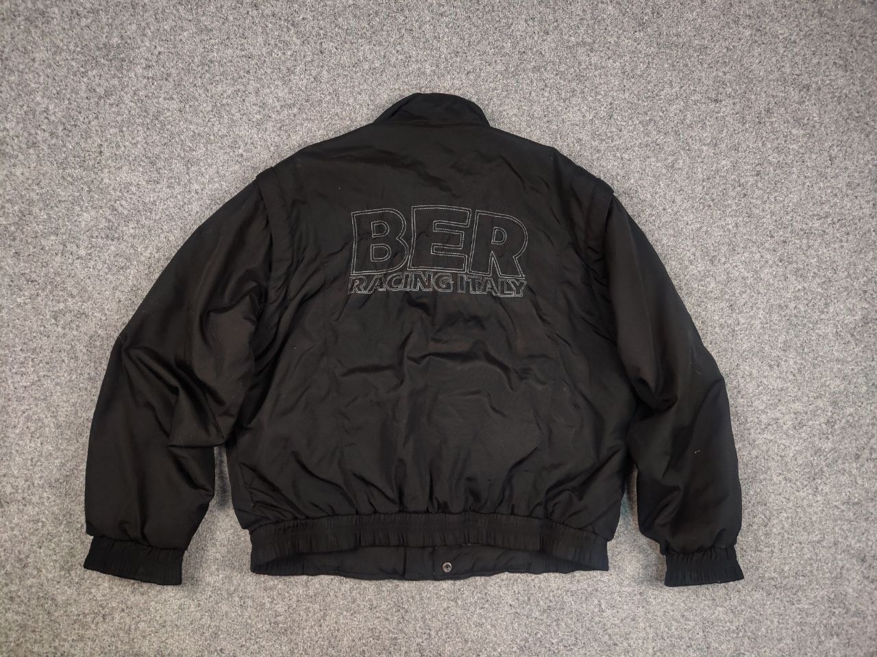 Vintage Vintage 90's Kevin Schwantz Ber Racing Italy Zip Vest Jacket Size US L / EU 52-54 / 3 - 13 Thumbnail