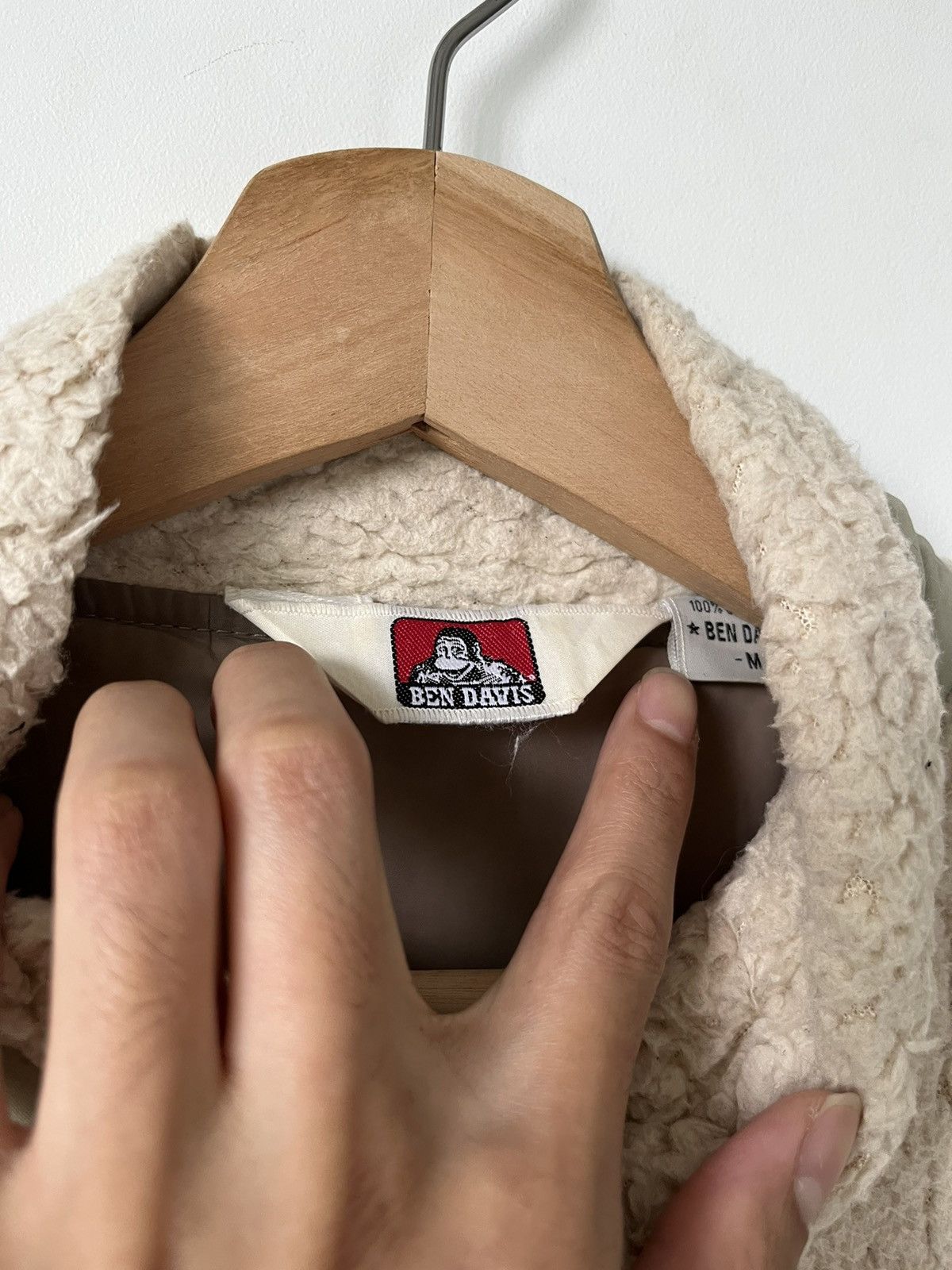 Ben Davis × Vintage Ben Davis Deep Pile Fleece Jacket Size US M / EU 48-50 / 2 - 10 Thumbnail