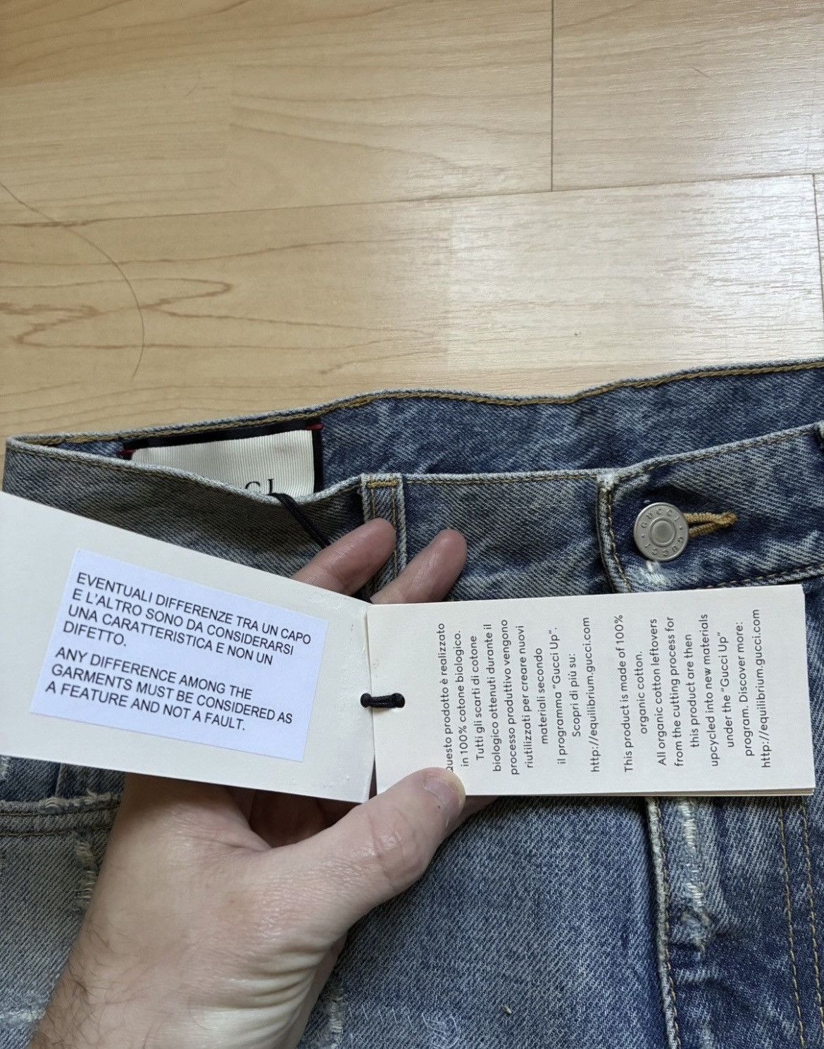 Gucci Gucci Distressed Slim Fit Jeans Size US 30 / EU 46 - 8 Thumbnail