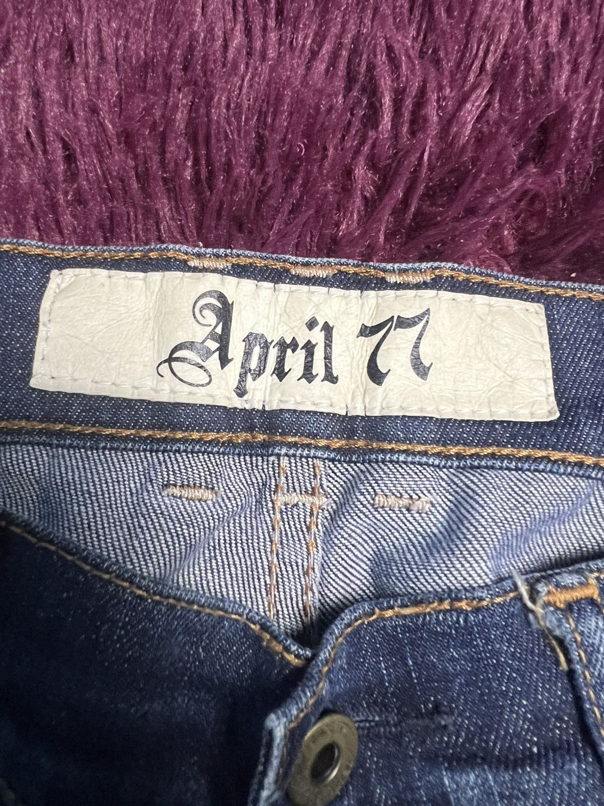 April 77 April 77 Joey Overdrive Blue Raw Denim Jeans (45) Size US 31 - 9 Thumbnail