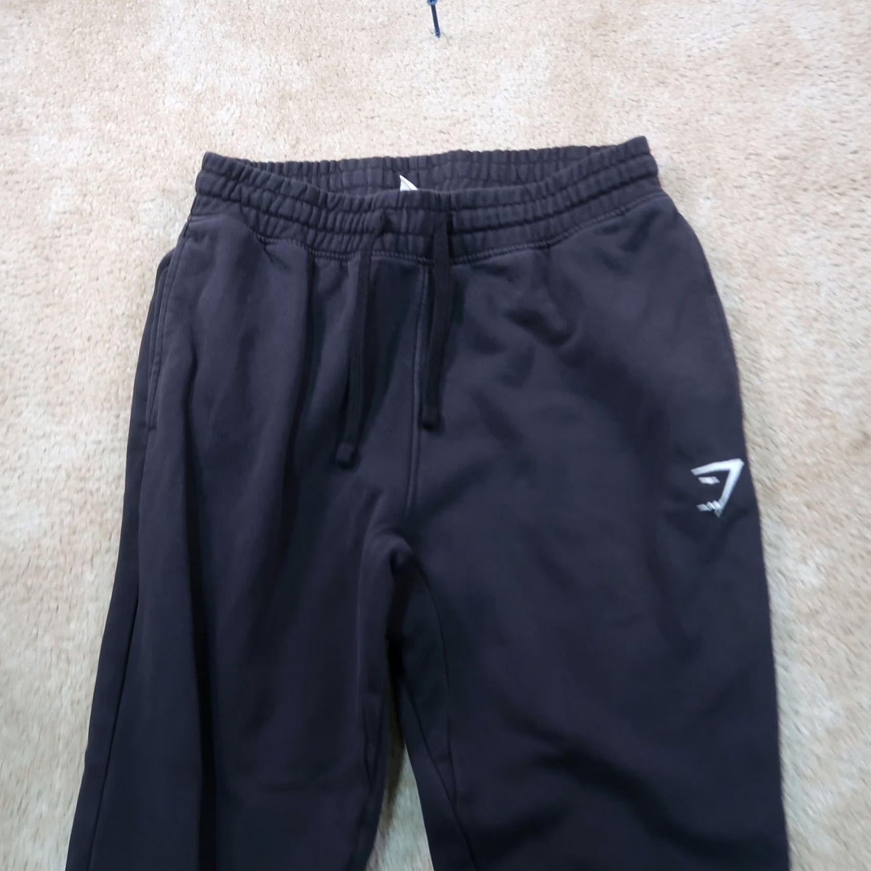 Gymshark Gymshark Jogger Sweatpants Men's S Black Tapered Leg Athletic Sports Size US 29 - 2 Thumbnail