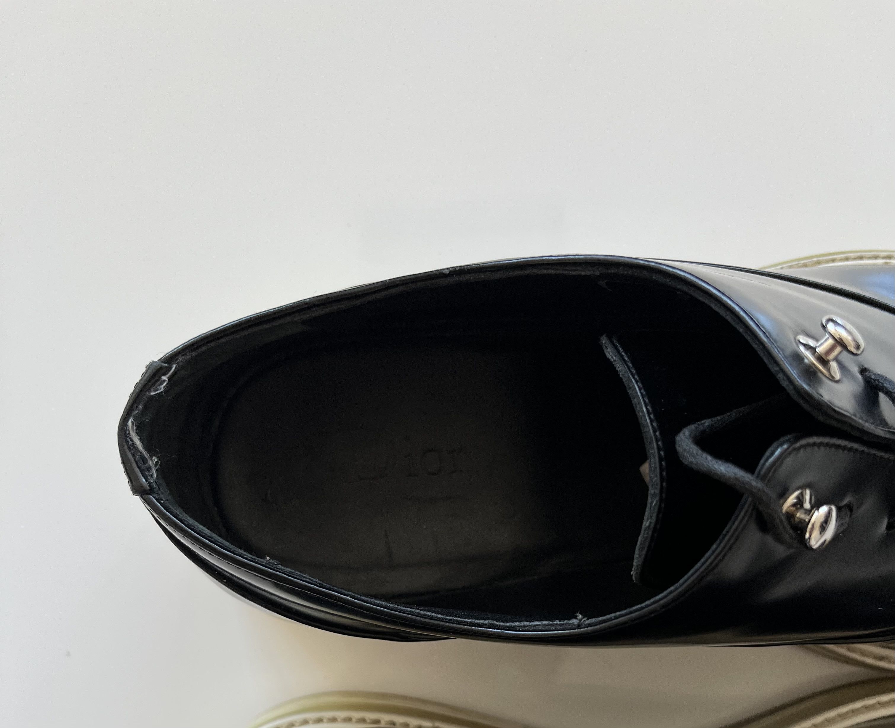 Dior FW13 Dior Homme Noir Derby Shoes by Kris Van Assche Size US 8 / EU 41 - 3 Thumbnail