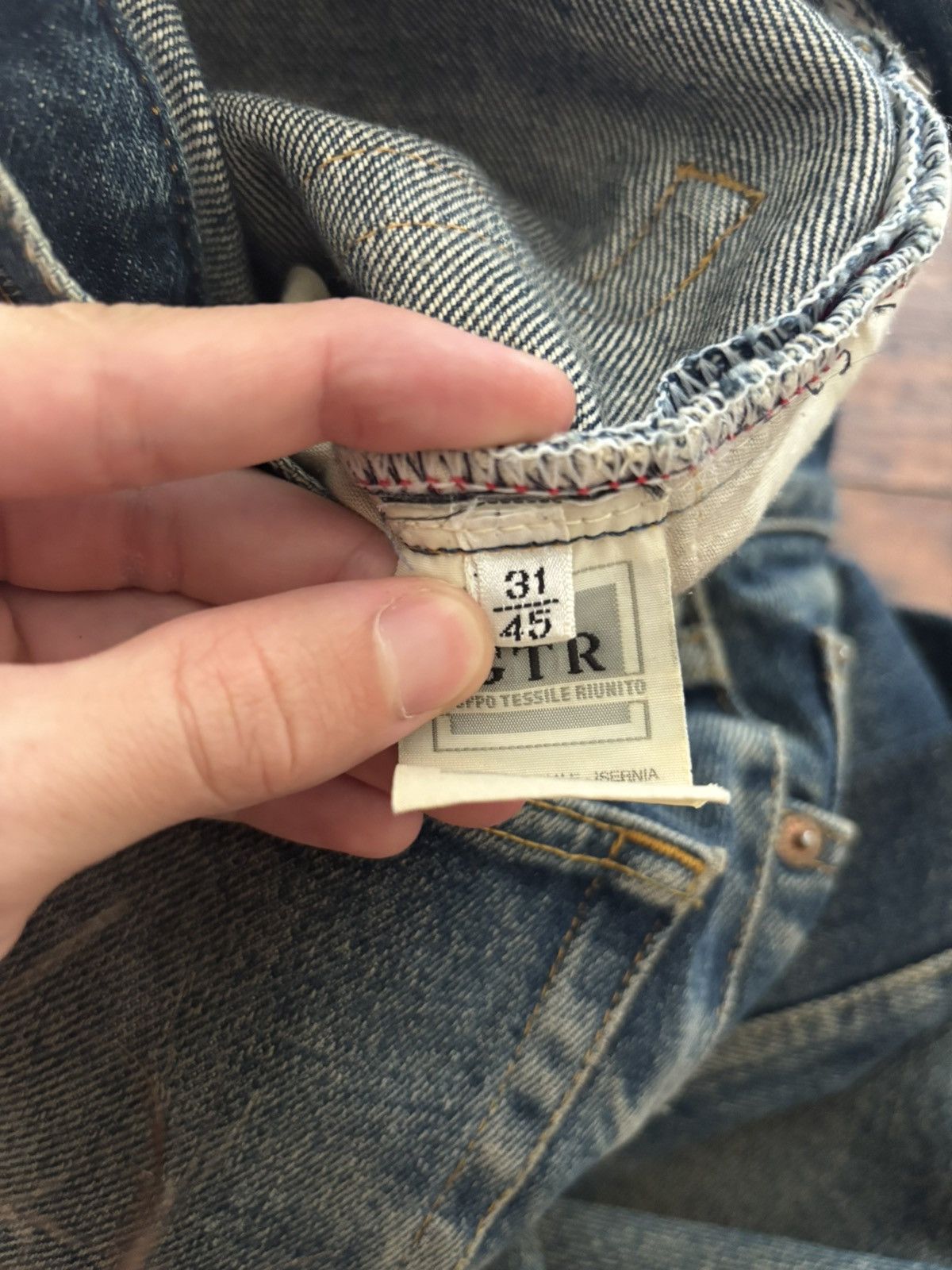 Helmut Lang Helmut Lang 1996 Cock Ring Denim Jeans Size US 31 - 4 Thumbnail