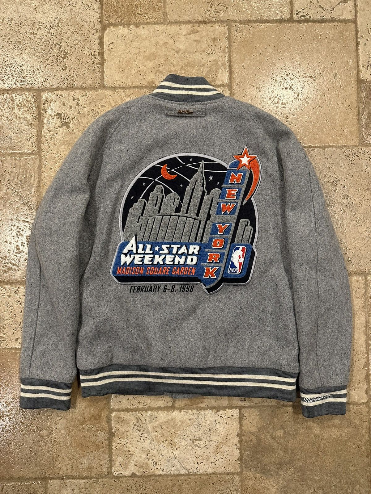 Just Don Just Don x Mitchell & Ness 1998 NBA All Star Varsity Jacket Size US L / EU 52-54 / 3 - 2 Thumbnail