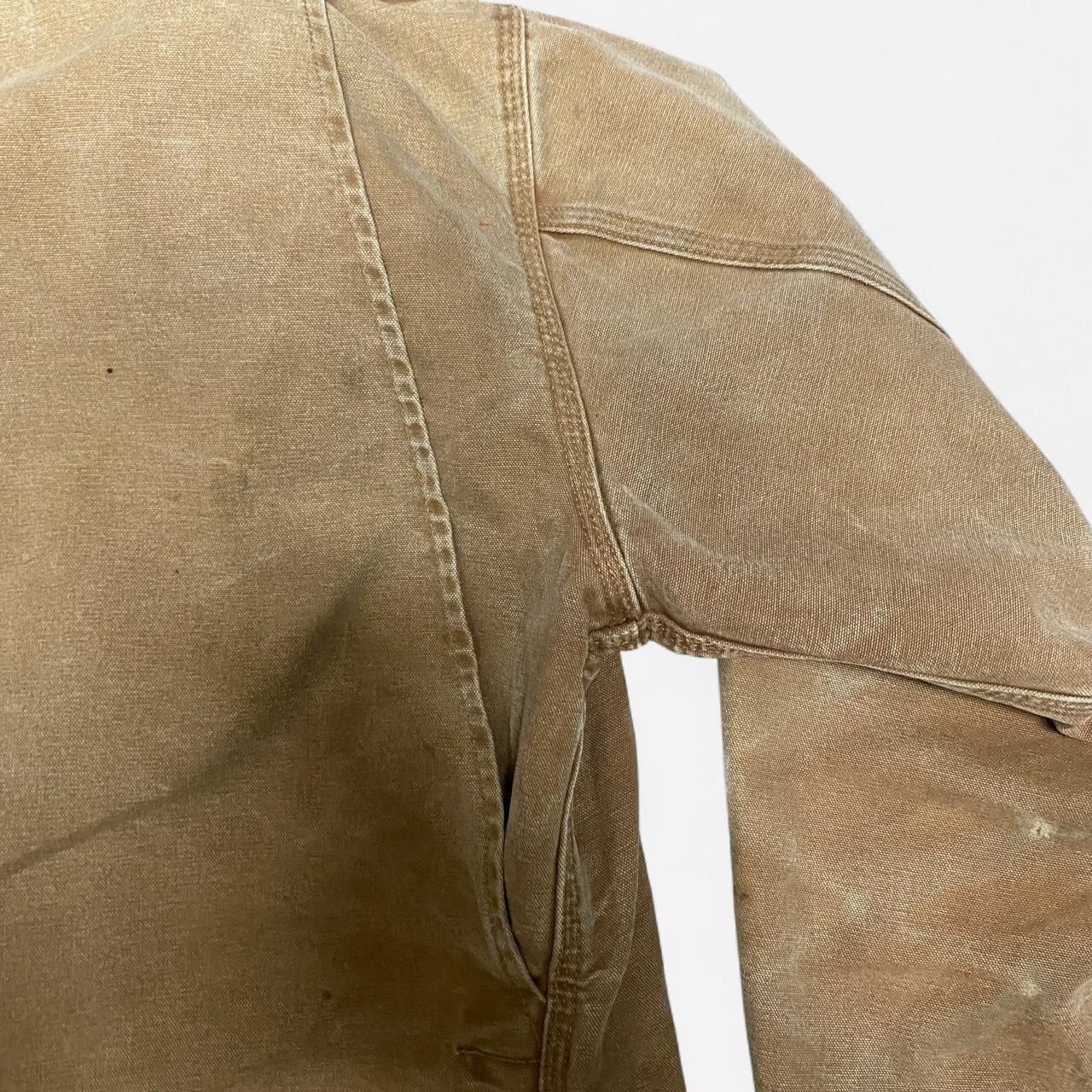 Carhartt Vintage Carhartt Blanket Lined Chore Coat Work beige Jacket Size US L / EU 52-54 / 3 - 8 Thumbnail