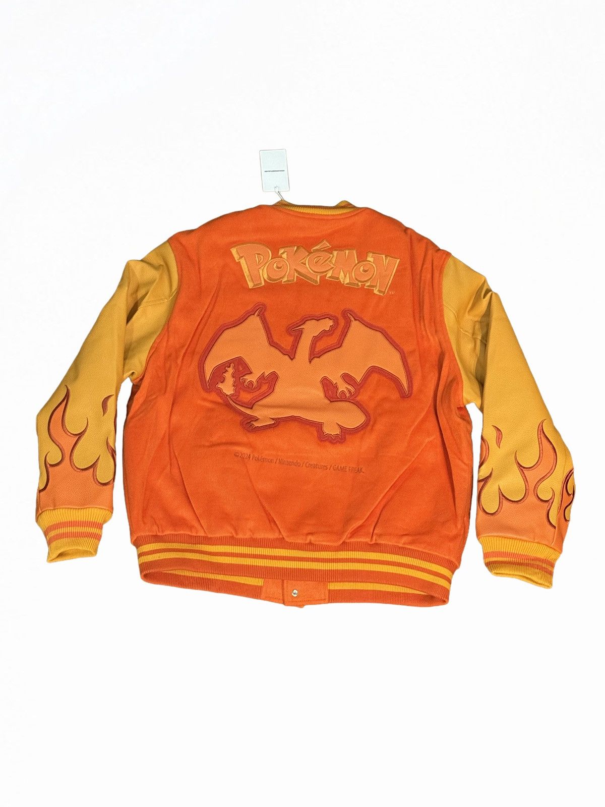 Pokemon × Vandy The Pink Charizard Varsity Jacket Size US XL / EU 56 / 4 - 4 Thumbnail