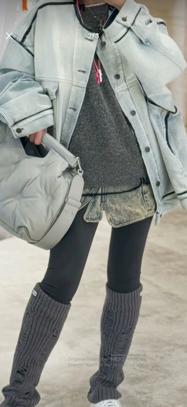 Y/Project Y/PROJECT Size 26 Denim skirt Size 23" - 1 Thumbnail