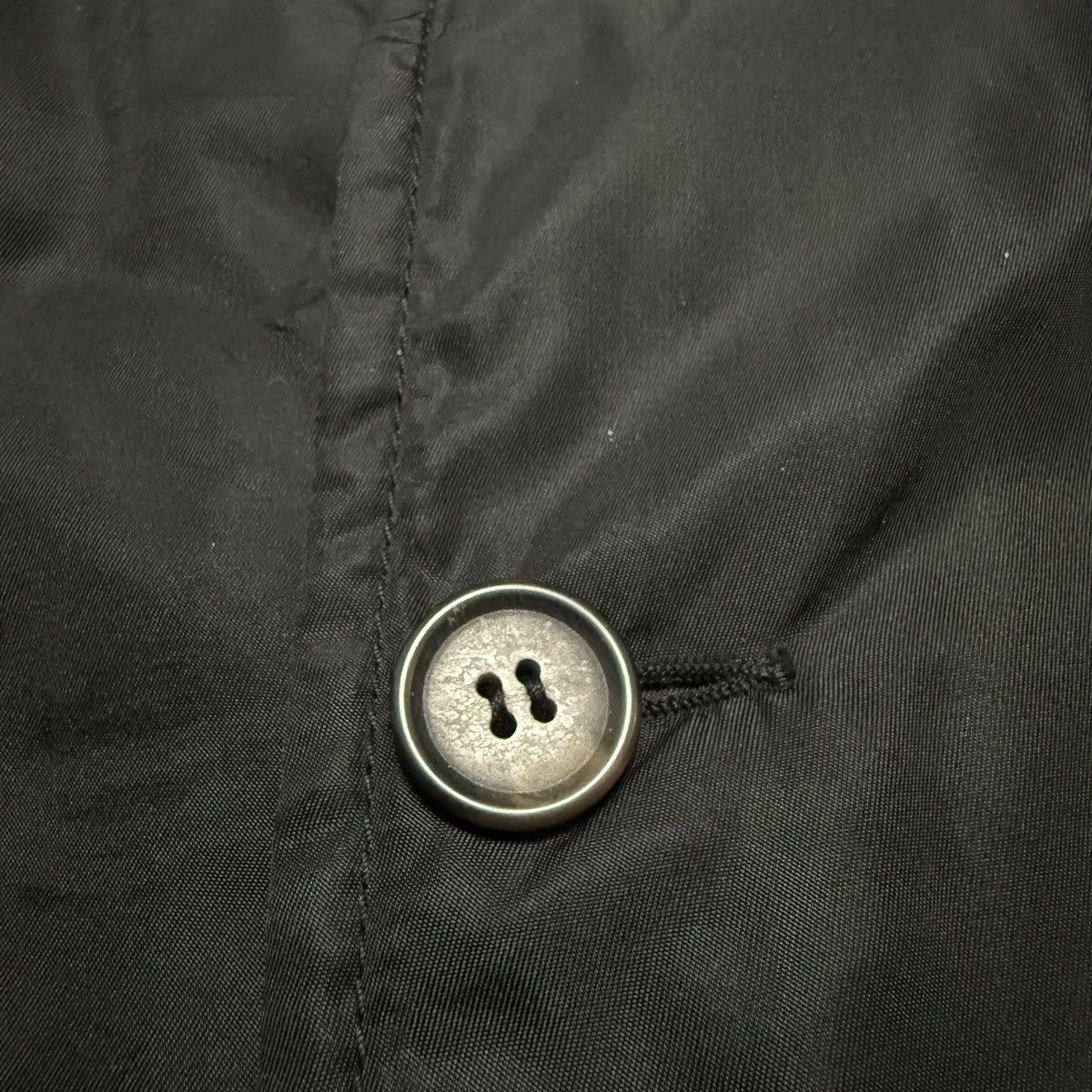 Prada Black Prada Nylon Overcoat Size US L / EU 52-54 / 3 - 7 Thumbnail