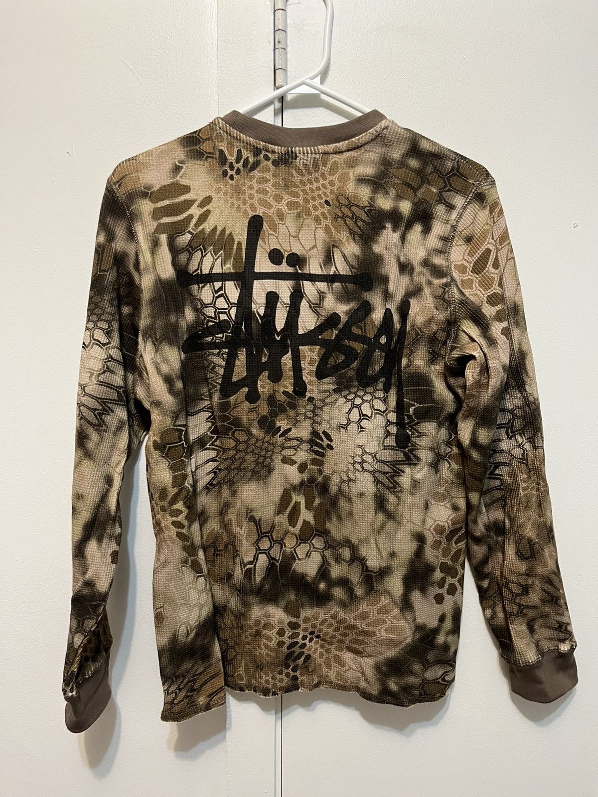 Realtree × Stussy × Vintage Stüssy Kryptek Camo Ls Thermal | Grailed