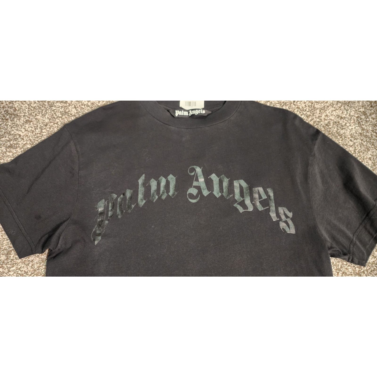 Palm Angels Authentic Palm Angels Curved Logo Black on Black Sm NWOT Size US S / EU 44-46 / 1 - 8 Thumbnail