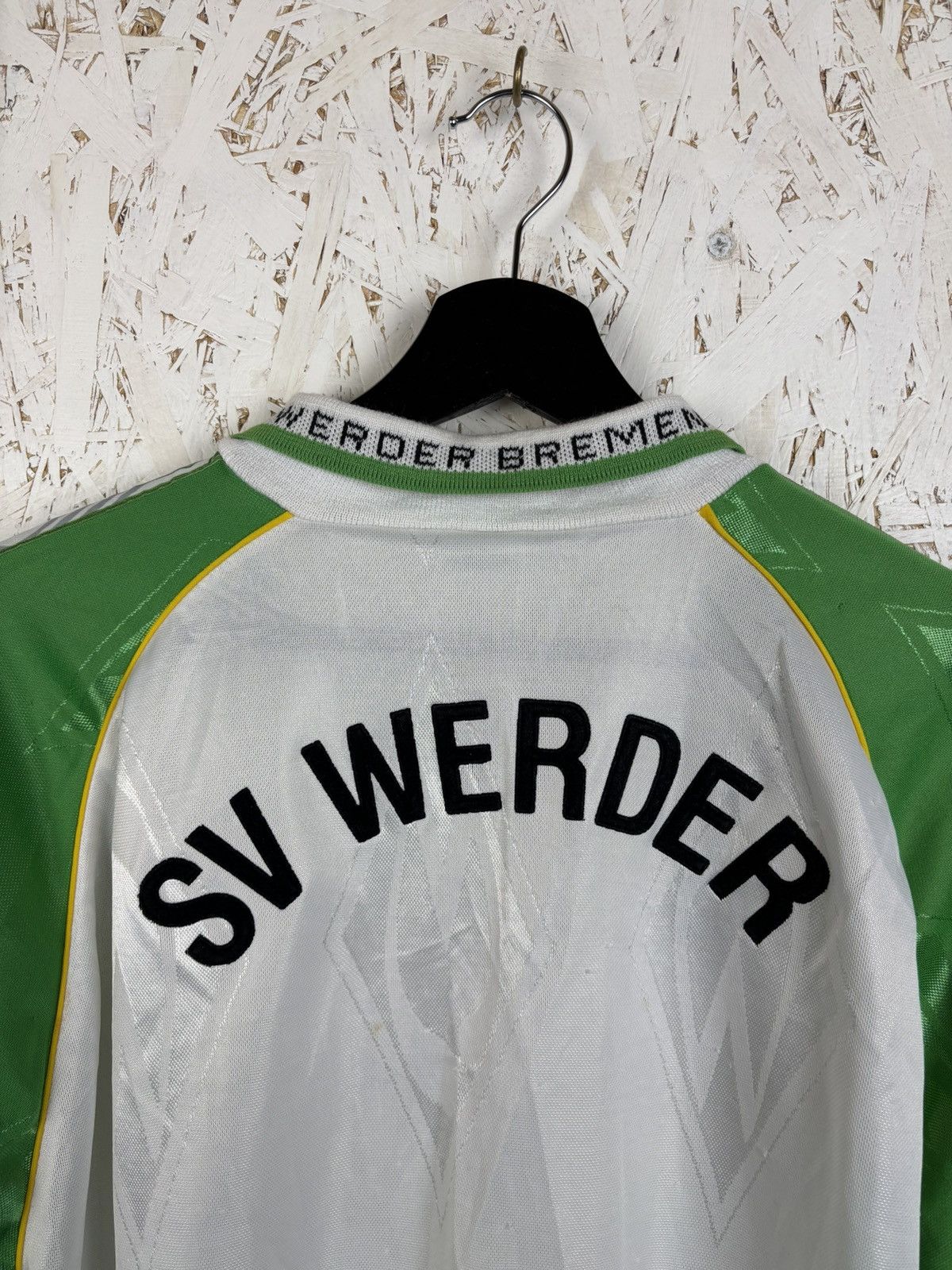 Puma 90s Puma Werder Bremen 1995/96 Home Kit Long Sleeve Jersey L Size US L / EU 52-54 / 3 - 9 Thumbnail