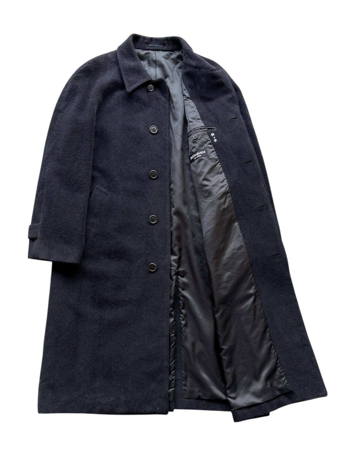 🔥 Yves Saint Laurent Pour Homme WoolMark Overcoat