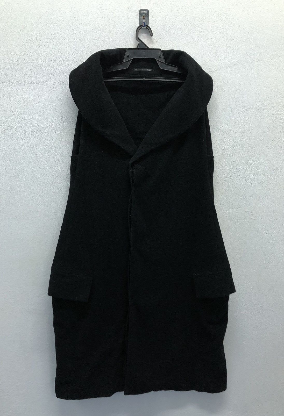 Vintage Yohji Yamamoto Y's Sleeveless Long Laine Wool Jacket