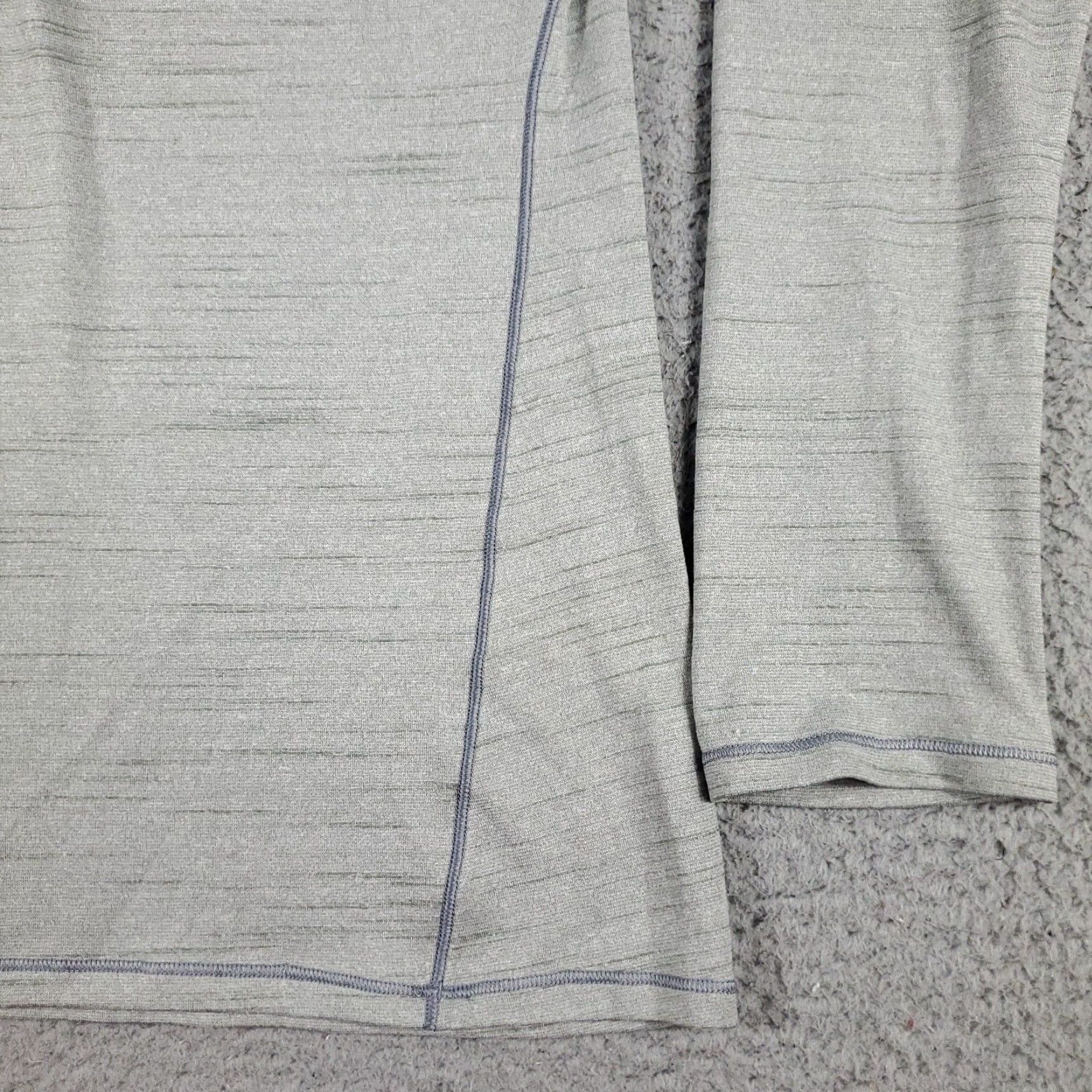 Under Armour Under Armour Women's Active Long Sleeve 1/2 Zip Shirt Medium Gray Size M / US 6-8 / IT 42-44 - 4 Thumbnail