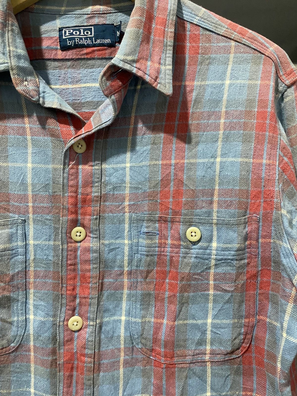 Polo Ralph Lauren Polo RL Flannel 90s Vintage Size US M / EU 48-50 / 2 - 3 Thumbnail