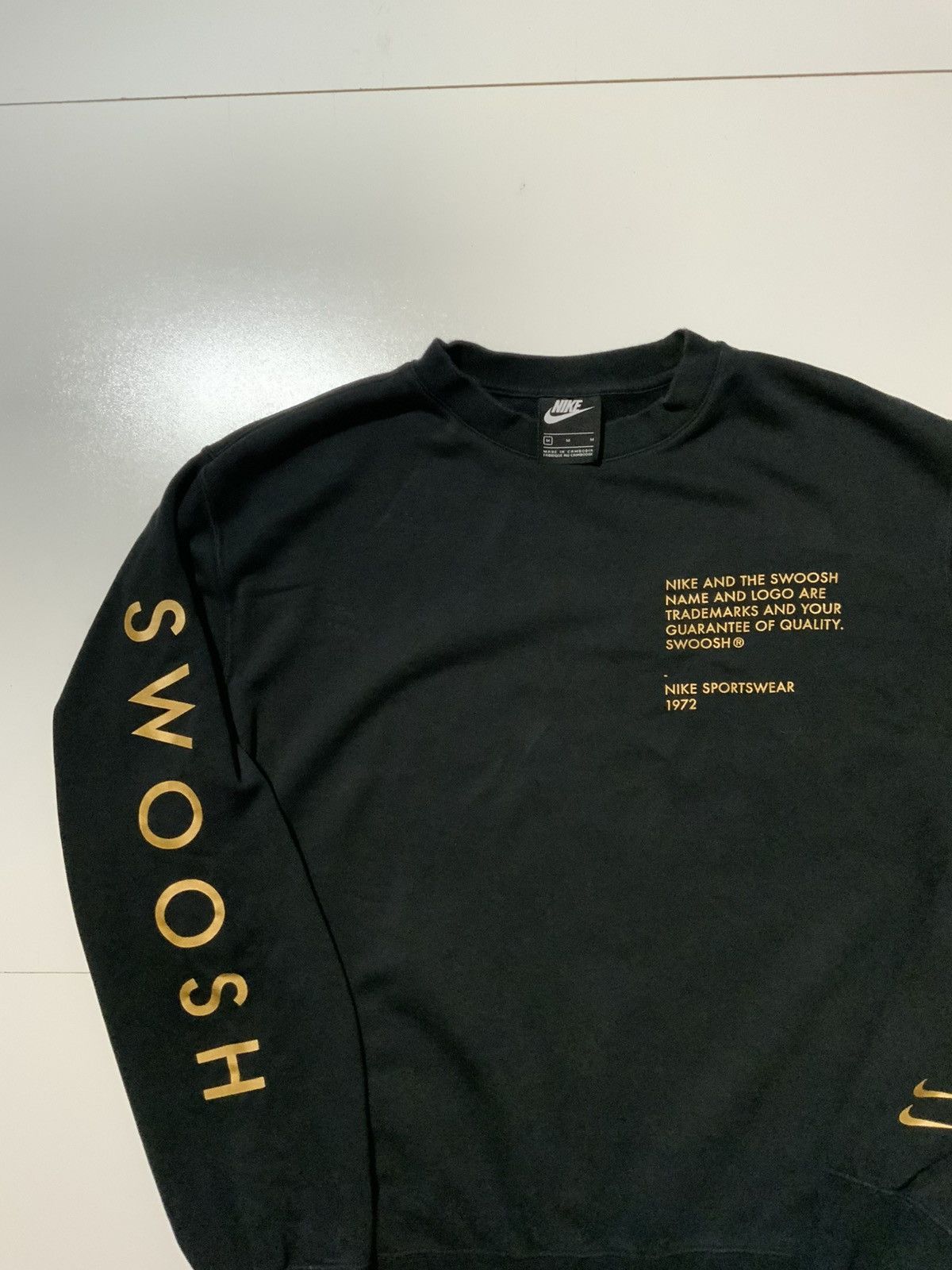 Nike Nike NSW Sportswear Swoosh Club Fleece Crewneck Sweatshirt Size US M / EU 48-50 / 2 - 4 Thumbnail