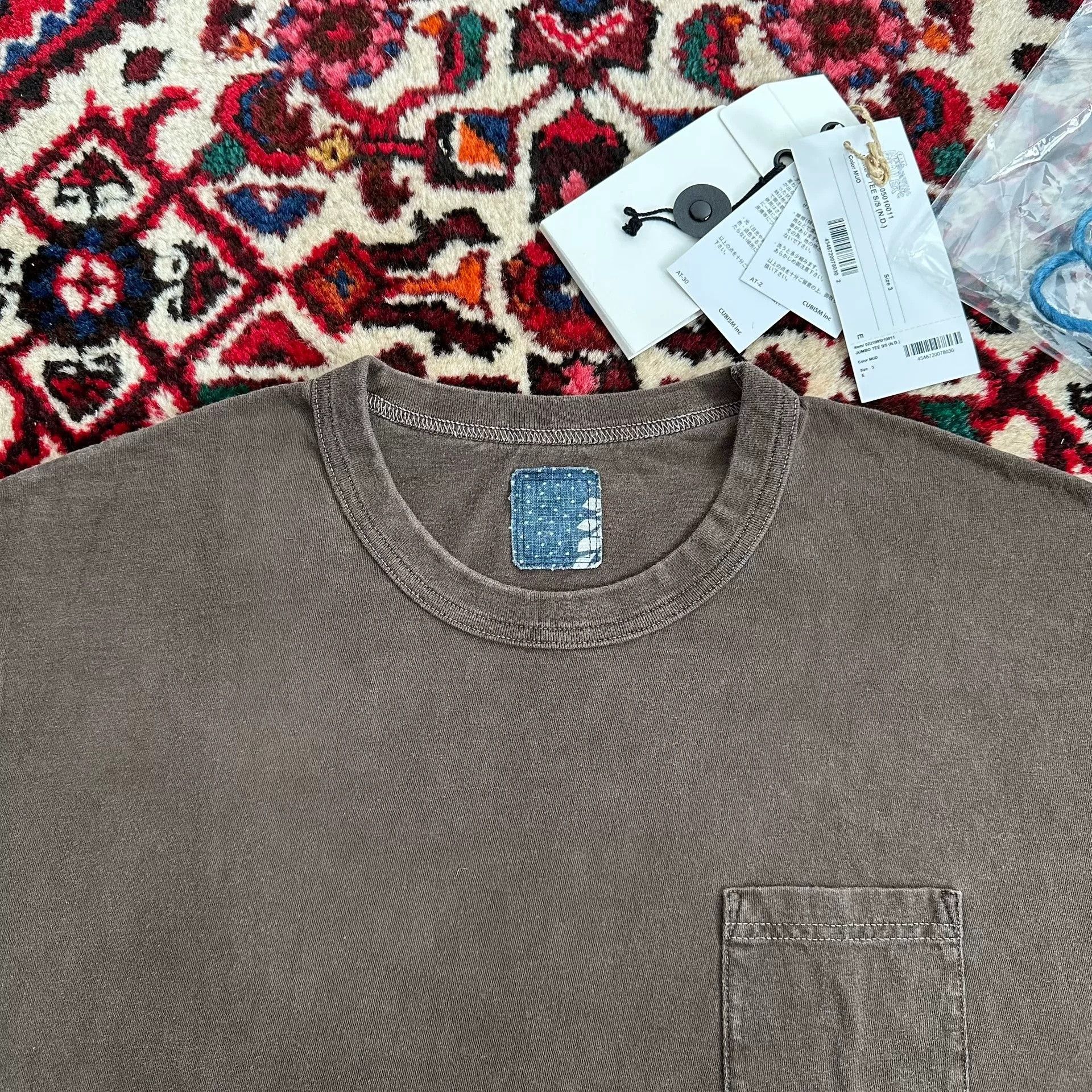 Visvim VISVIM 25AW ICT JUMBO Mud-Dyed Tee Size US L / EU 52-54 / 3 - 4 Thumbnail