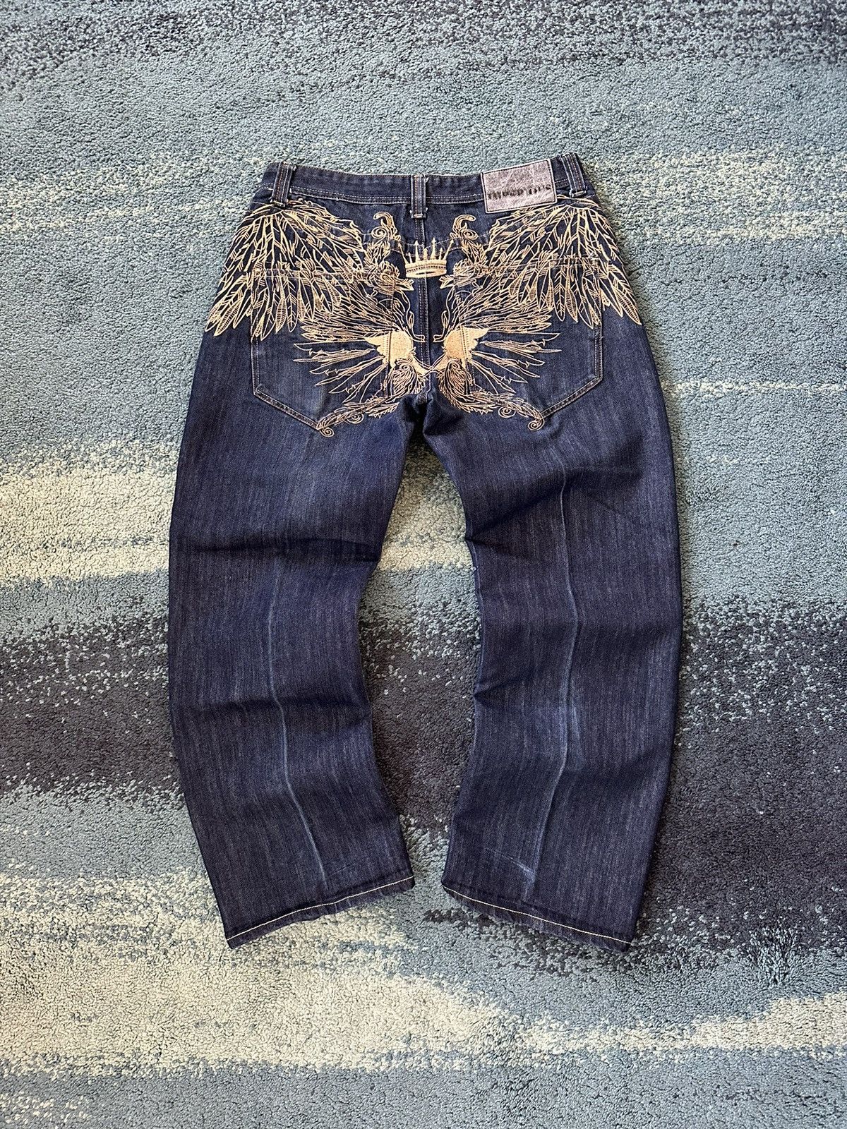 Designer Crazy Vintage Y2k Affliction Style Baggy Jeans Jesse Pinkman 