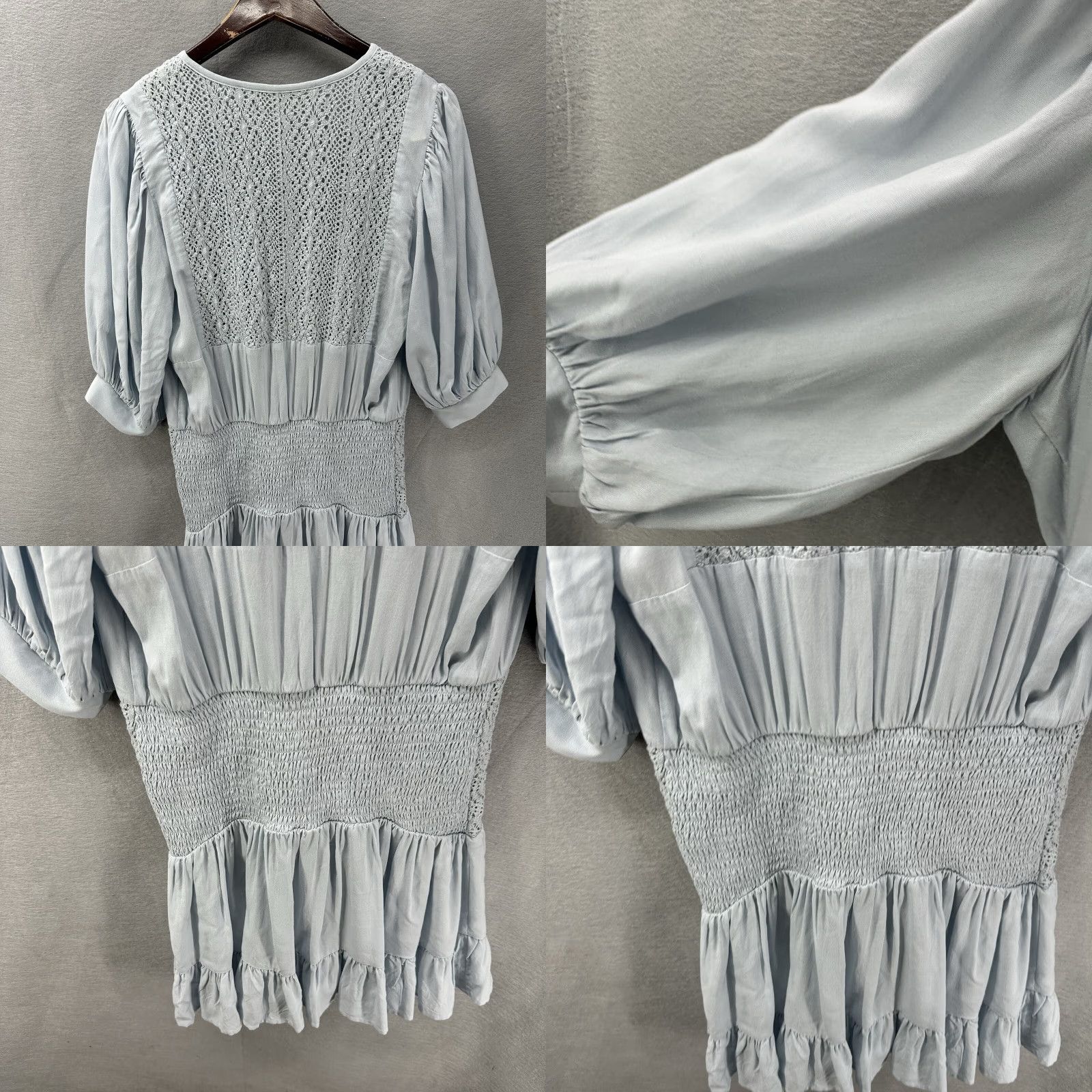 Vintage Jen's Pirate Booty Gina Mini Dress Women S Blue Bohemian Vintage Festival Summer Casual Size S / US 4 / IT 40 - 8 Thumbnail