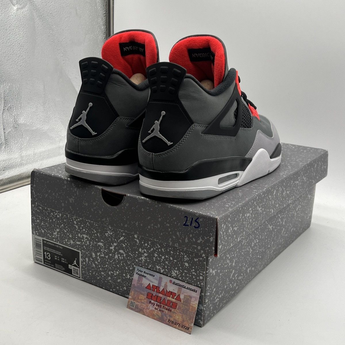 Jordan Brand Air Jordan 4 Infrared Size US 13 / EU 46 - 5 Thumbnail