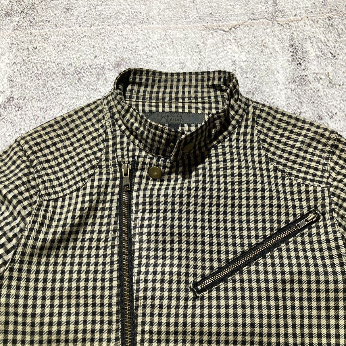 20471120 2000s Ehypenworld Gallery Asymastrical Bikers Jacket Plaid Size US XS / EU 42 / 0 - 9 Thumbnail