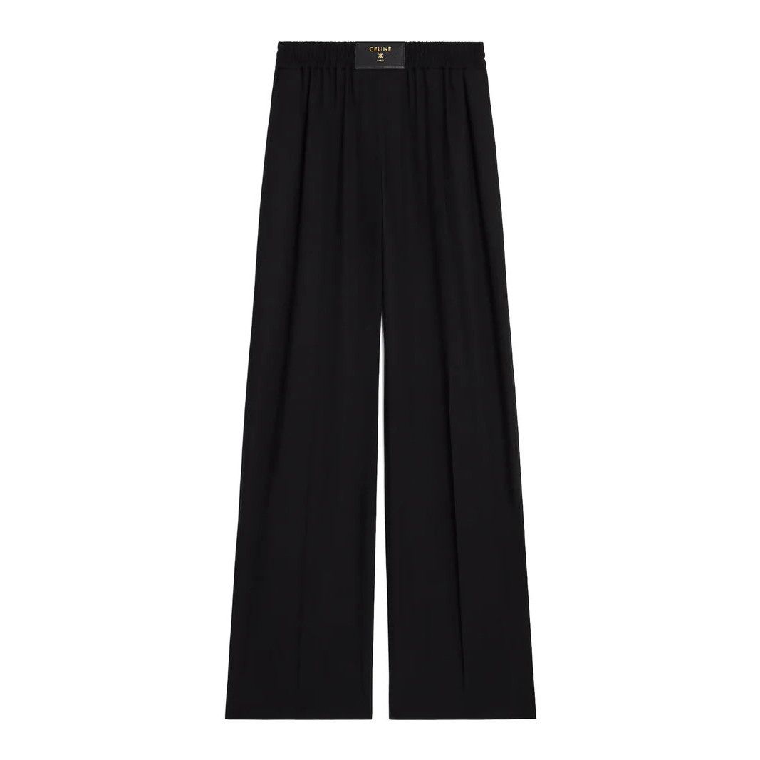 Celine CELINE $1300 Black Light Wool Trousers New & Authentic (Wome Size 27" / US 4 / IT 40 - 1 Thumbnail