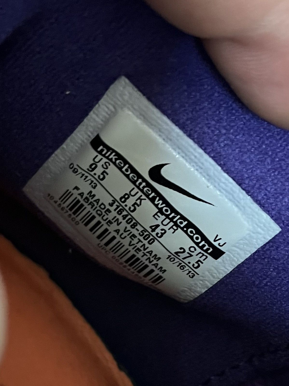 Nike Nike Air Max DT 96 “Court Purple Orange” Size US 9.5 / EU 42-43 - 11 Thumbnail
