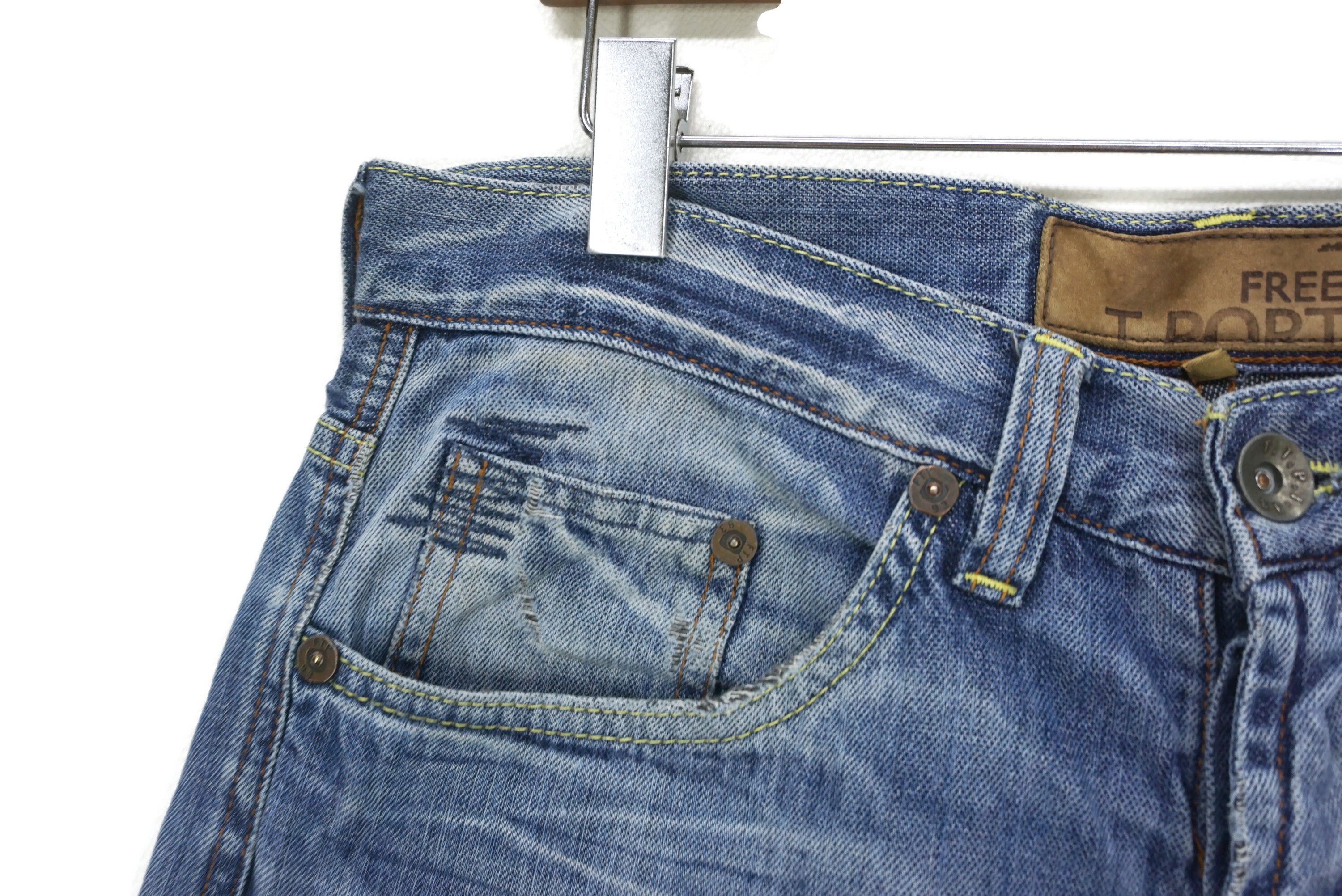 Freeman T. Porter FTP Jeans Size W33xL33.5 Low-Rise Straight-Leg Denim Size US 33 - 4 Thumbnail