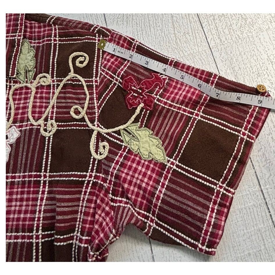 Other Bobbie Brooks Plaid Embroidered Shirt - Size Large Size L / US 10 / IT 46 - 5 Thumbnail