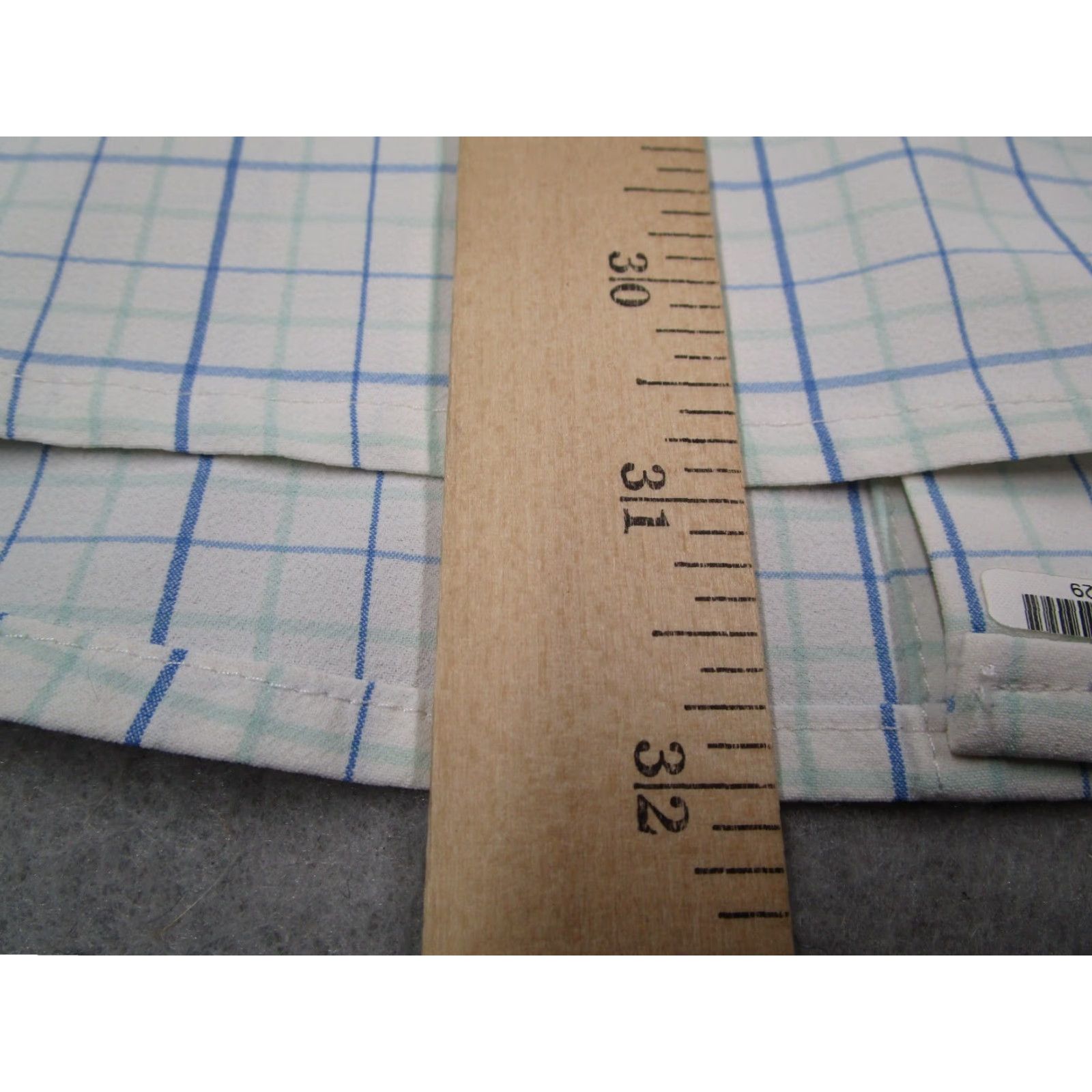 Mizzen+Main Mizzen+Main Shirt Mens 2XL Blue Check Trim Fit Button Up Performance Work Shirt Size US XXL / EU 58 / 5 - 7 Thumbnail