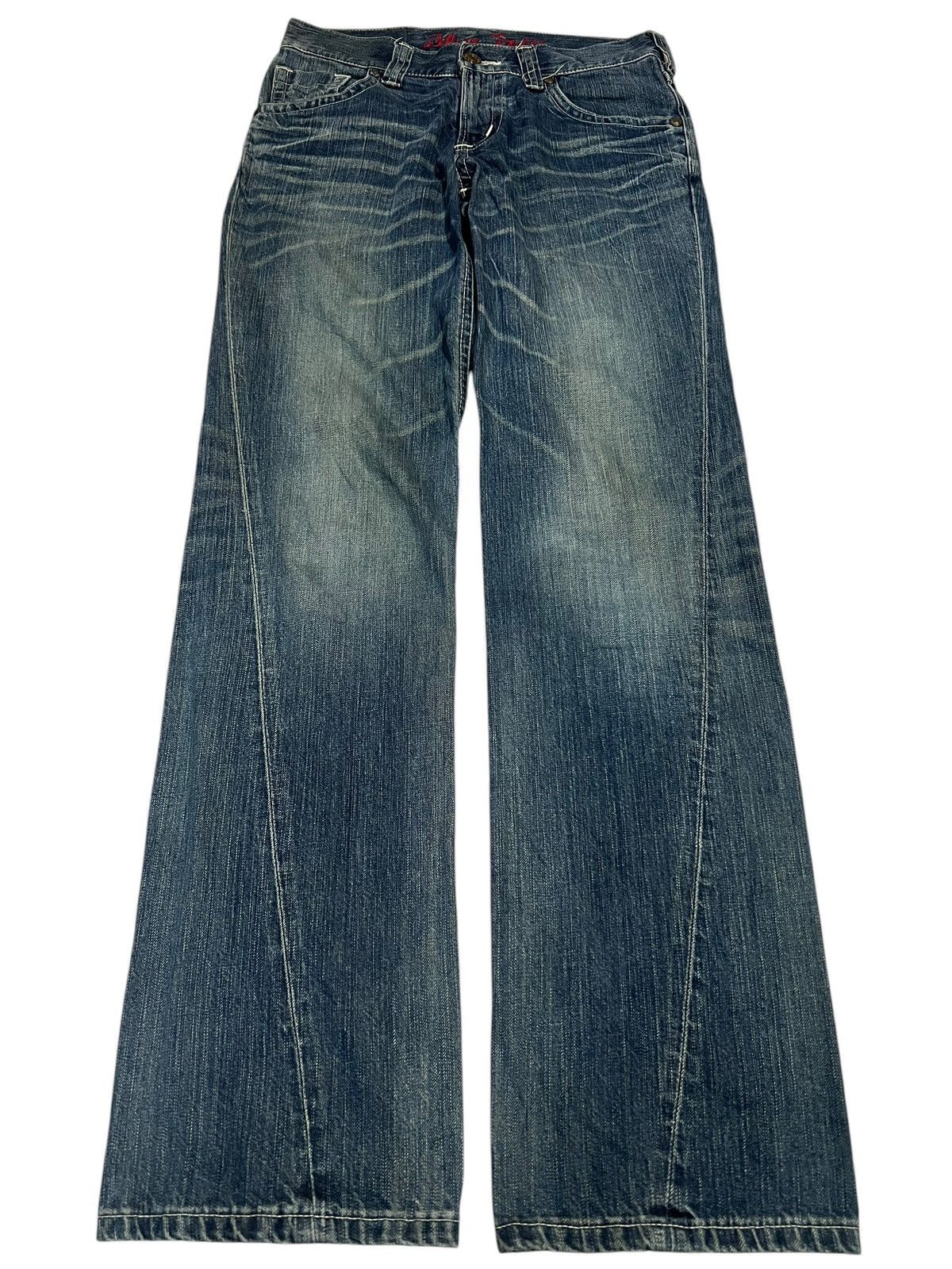 Edwin × If Six Was Nine × Japanese Brand 🌈Twist Leg Vintage Edwin Blue Trip Mud Wash Jean Japan Size US 30 / EU 46 - 1 Thumbnail