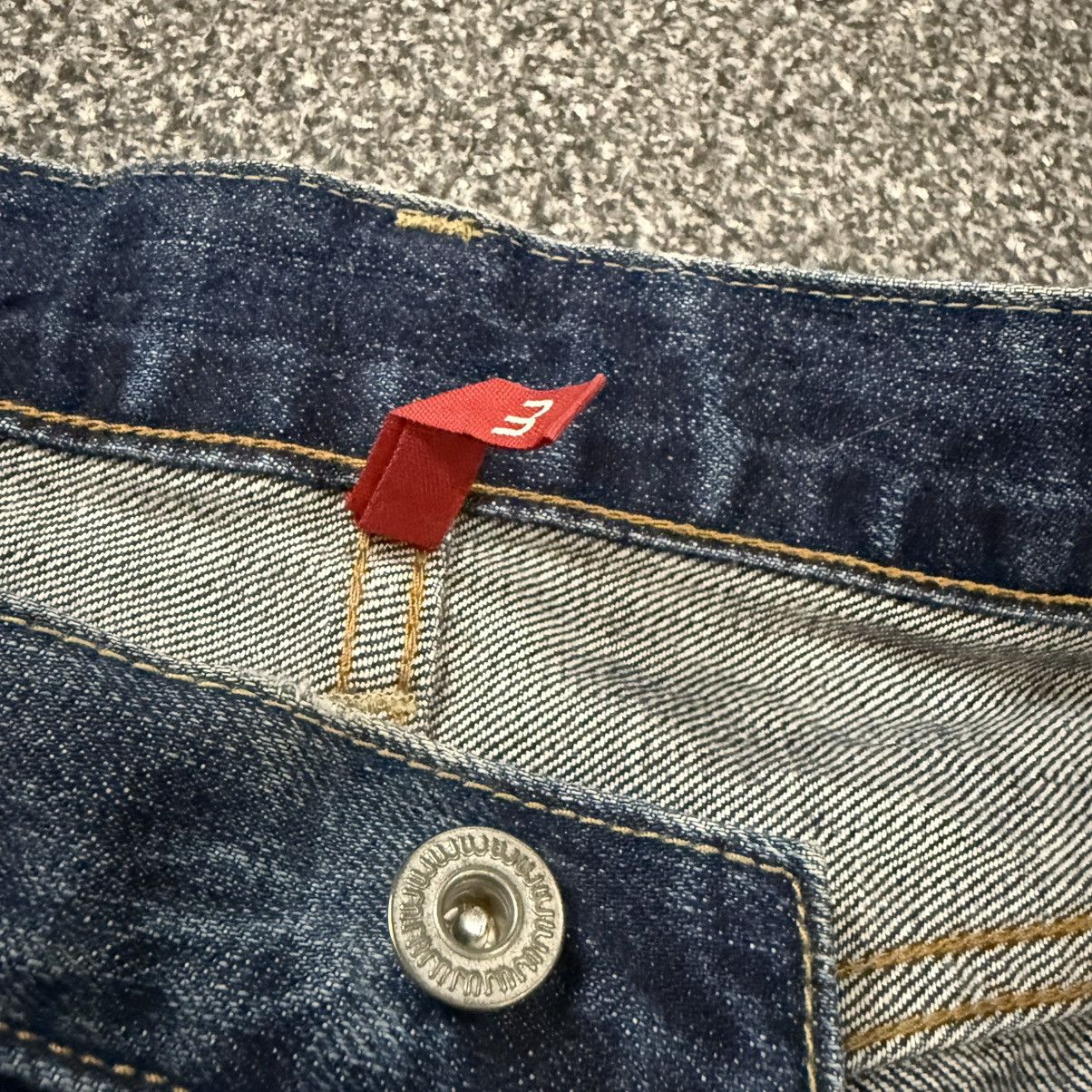 Undercover × Uniqlo 🔥🇯🇵 Vintage Y2K Japanese Uniqlo UJ Kaihara Denim Jeans Size US 31 - 12 Thumbnail