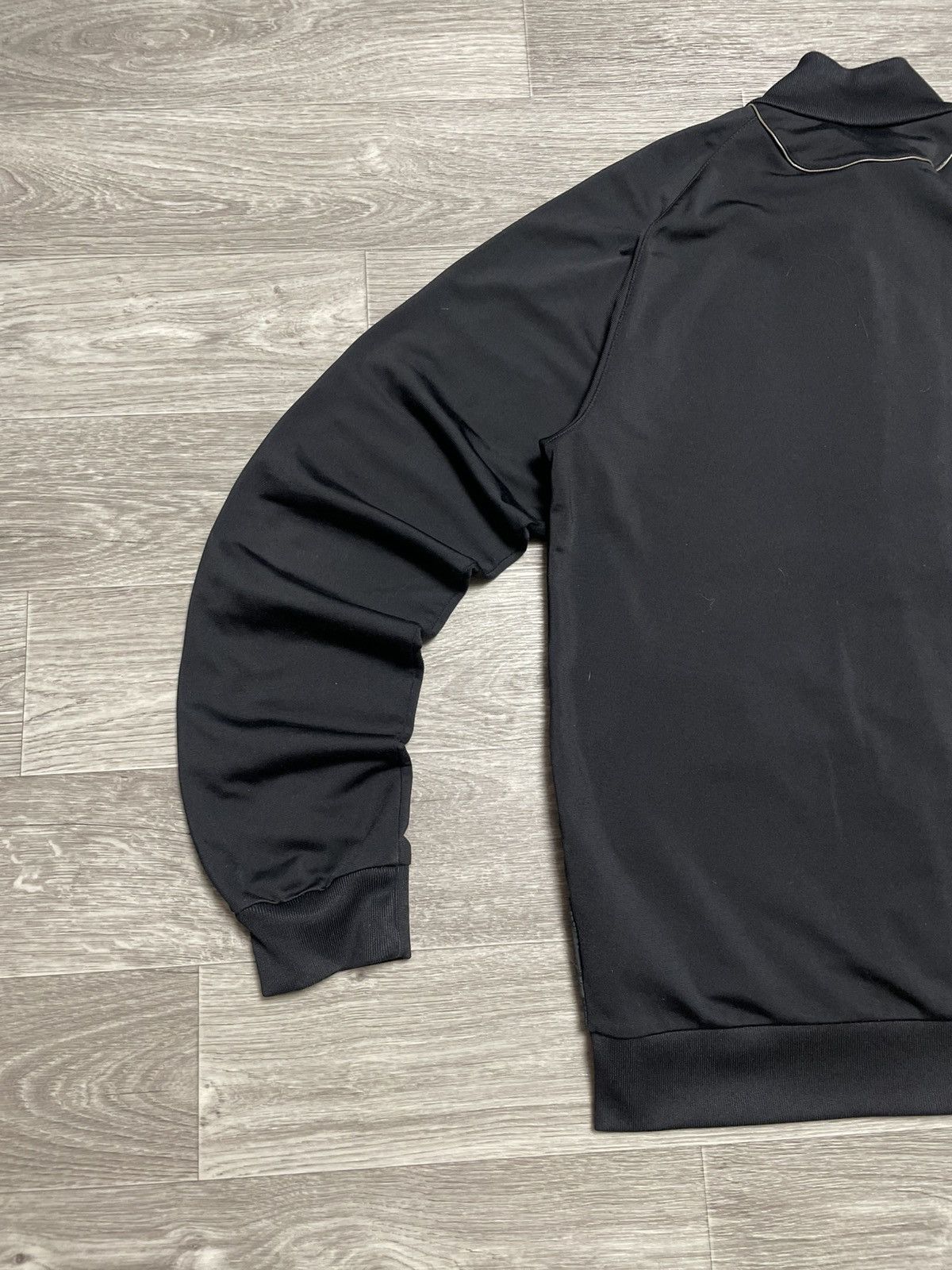 Adidas Track Jacket Black Neon 3-Stripes City Skyline Print