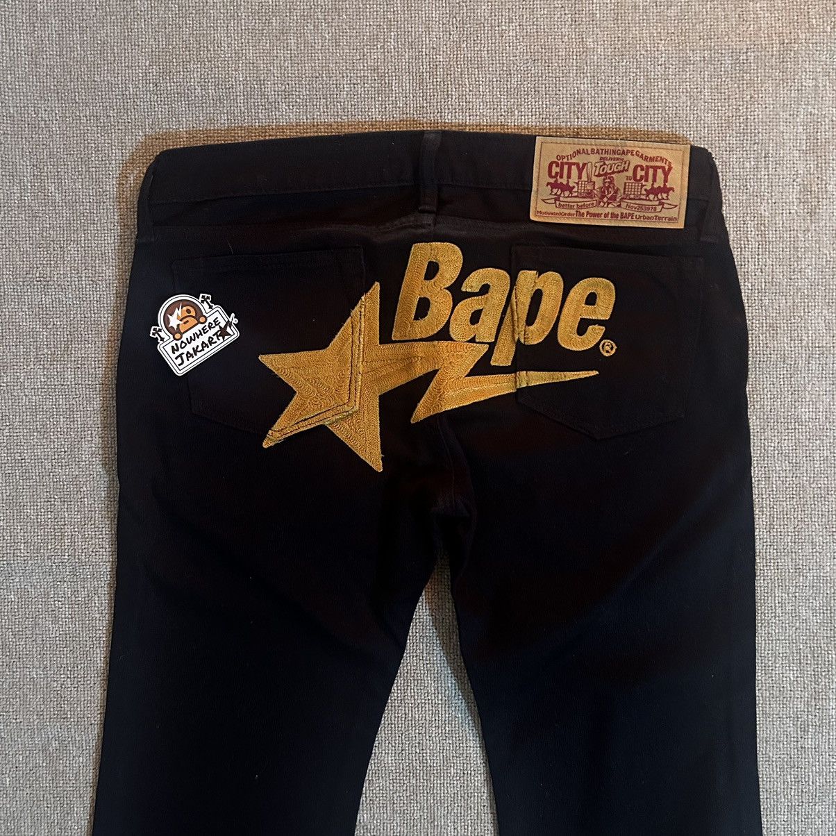 Bape Bapesta Stitch Jeans Size 32" / US 10 / IT 46 - 2 Thumbnail