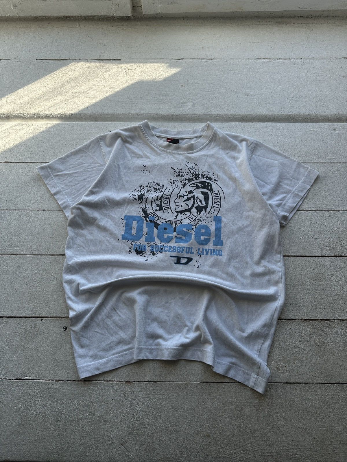 Diesel 🚨DIESEL AVANT GARDE ARCHIVE VINTAGE BIG LOGO T-SHIRT Y2K TEE Size US XS / EU 42 / 0 - 1 Thumbnail