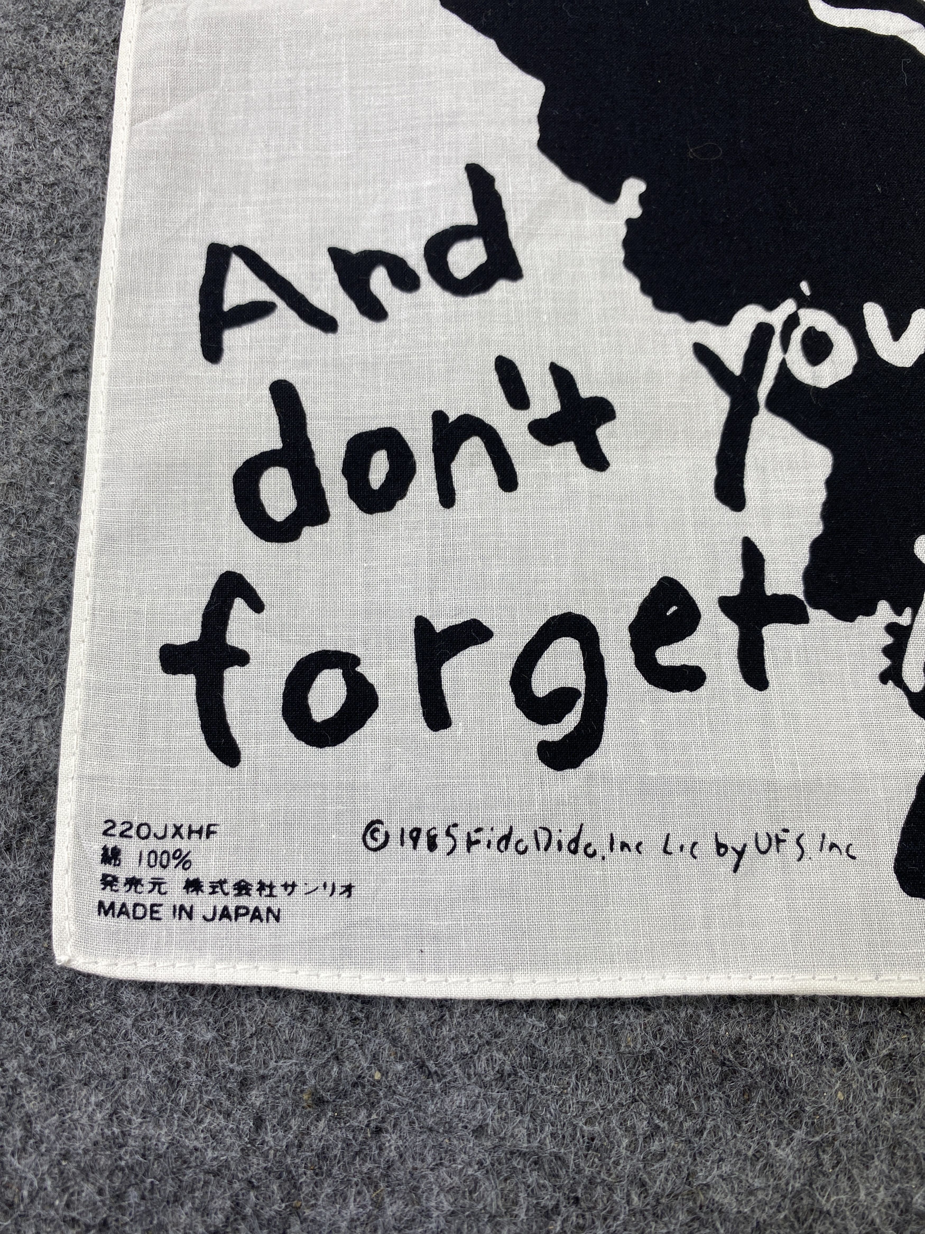 Japanese Brand Fido Dido Handkerchief / Bandana / Neckerchief-B326 Size ONE SIZE - 5 Thumbnail