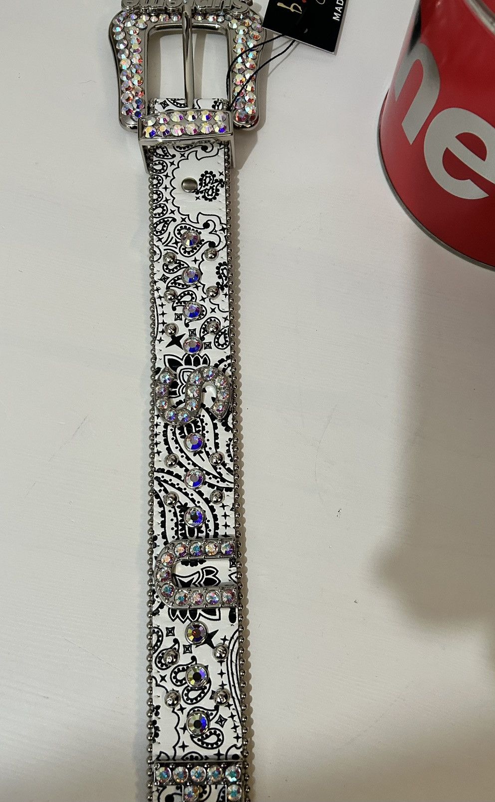 Supreme Supreme BB Simon Bandana Belt Silver Size 32 - 8 Thumbnail