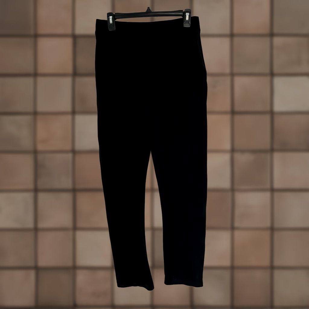 Spanx SPANX The Perfect Pant Black Ponte Knit High Waisted Straight Leg Size M Tall Pants Women's Slim Shaping Pockets Workwear Professional Size 32" / US 10 / IT 46 - 1 Thumbnail