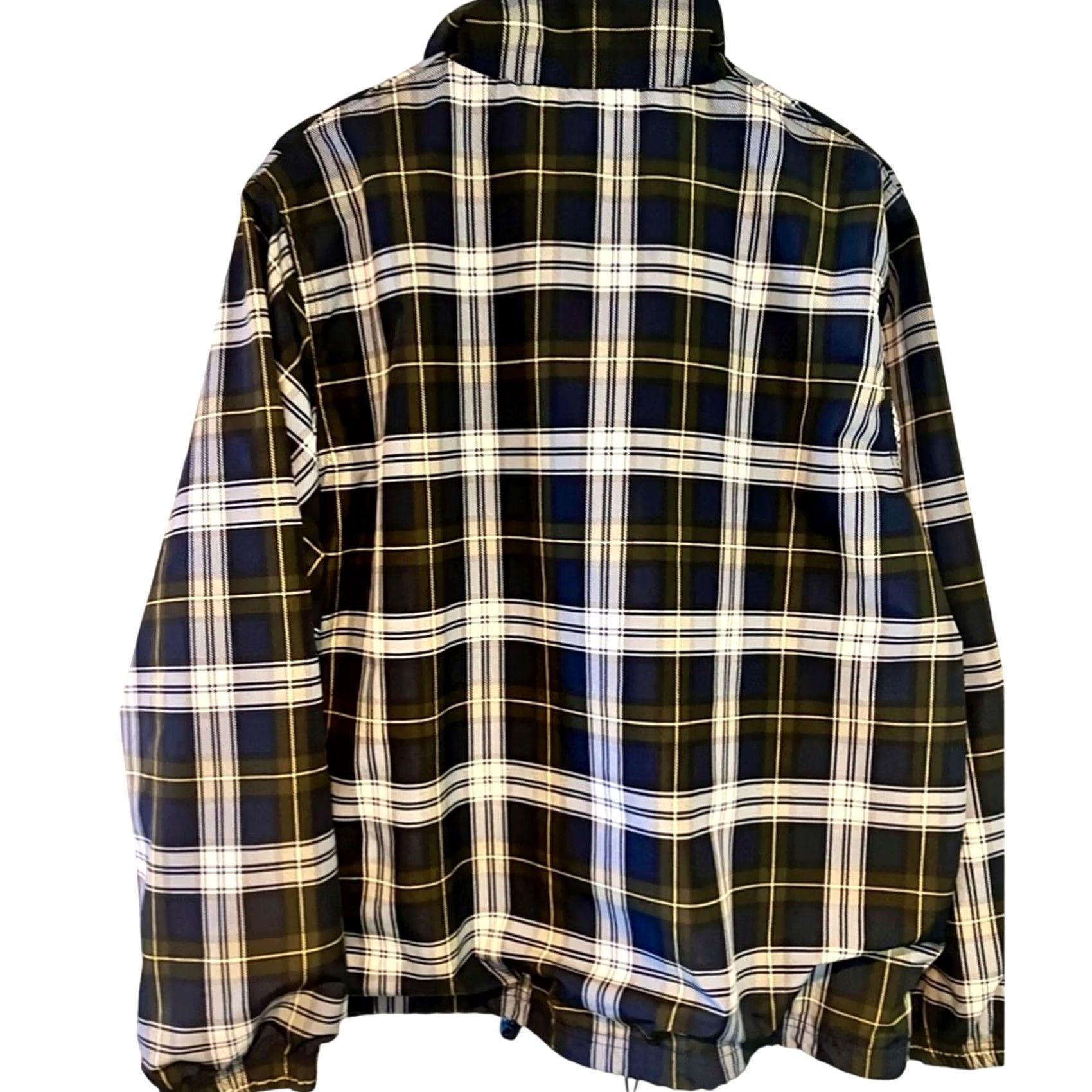 Catalina VINTAGE Catalina Tartan Plaid Windbreaker Rain Jacket Green Womens Size L Size L / US 10 / IT 46 - 2 Thumbnail