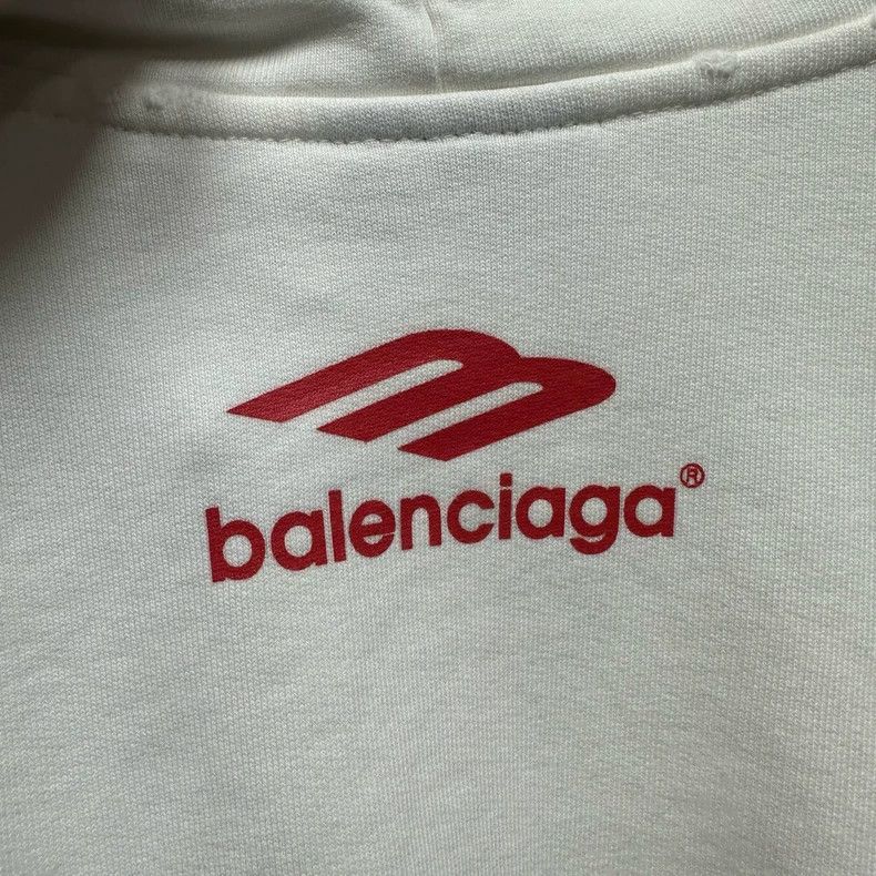 Balenciaga Balenciaga Racing letter logo printed long sleeve hooded s Size US S / EU 44-46 / 1 - 5 Thumbnail