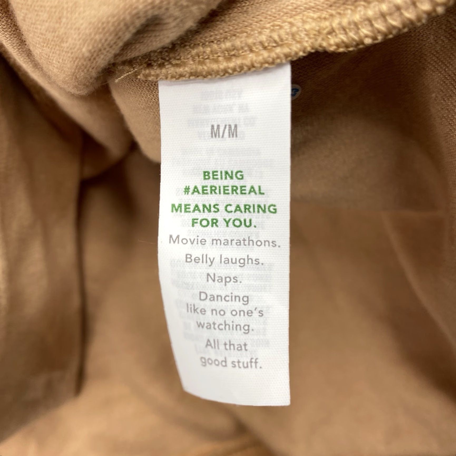Vintage Aerie Hoodie M Brown Tan Velour Velvet Pullover Oversized 90s Womens Sweatshirt Winter Fall Spring Large Hoodie Size M / US 6-8 / IT 42-44 - 5 Thumbnail