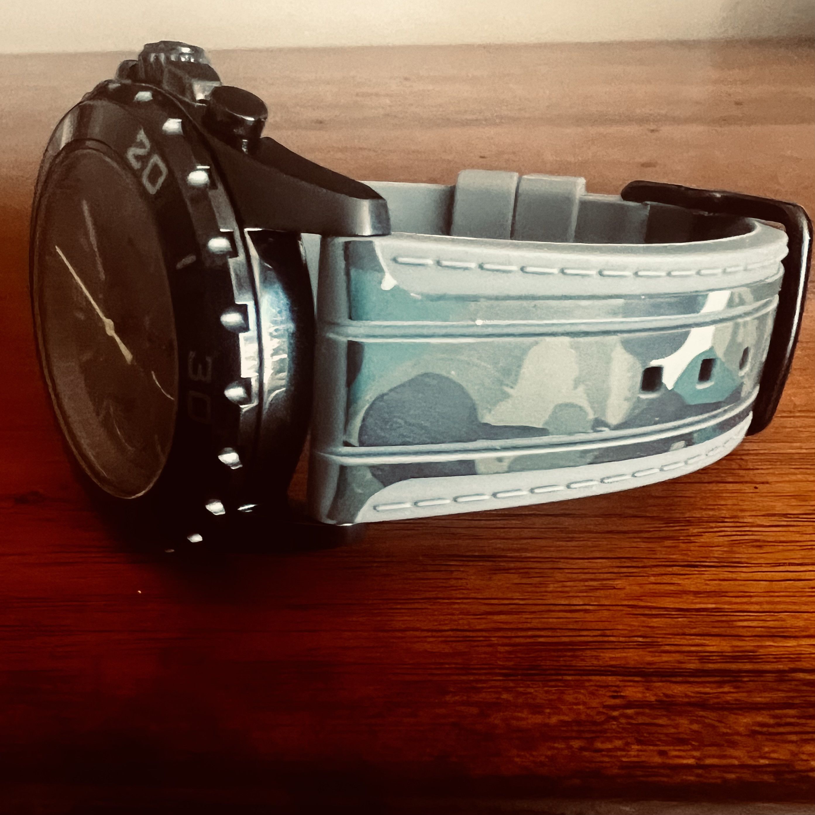 Coach COACH 🏷️ Kent Watch 44MM Black Case with Camo Rubber Strap Size ONE SIZE - 3 Thumbnail