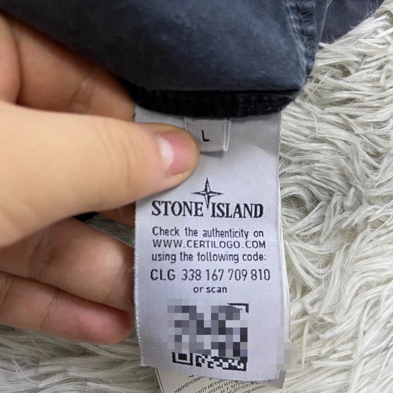 Stone Island Stone Island Gray Washed ZipUp Jacket -2506 Size US L / EU 52-54 / 3 - 6 Thumbnail