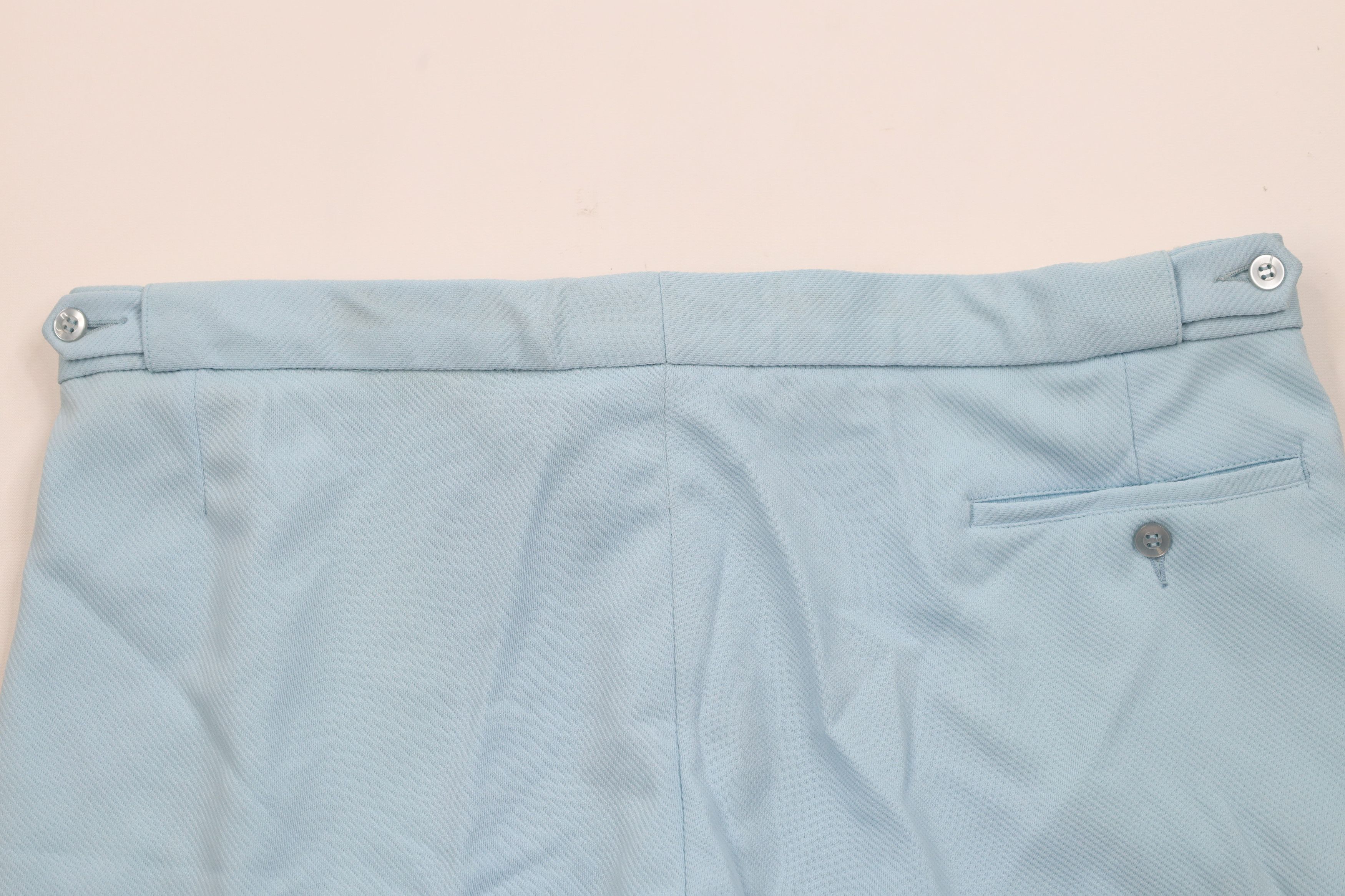Vintage Vintage 70s Streetwear Knit Above Knee Shorts Carolina Blue Size US 40 / EU 56 - 9 Thumbnail