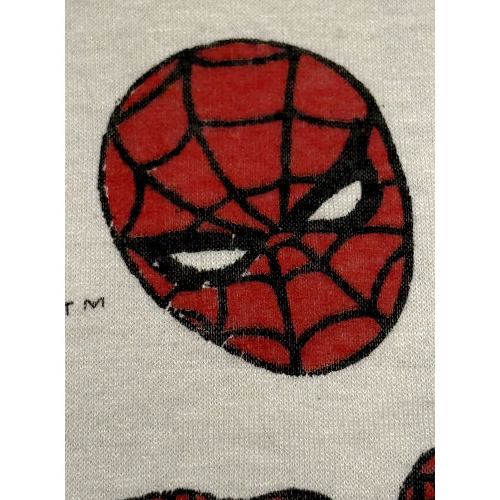 Jerzees VINTAGE Spider-Man Ringer Shirt L Men White 80s Marvel Graphic Print Crew Neck Short Sleeve JERZEES Classic T-Shirt Size US L / EU 52-54 / 3 - 6 Thumbnail
