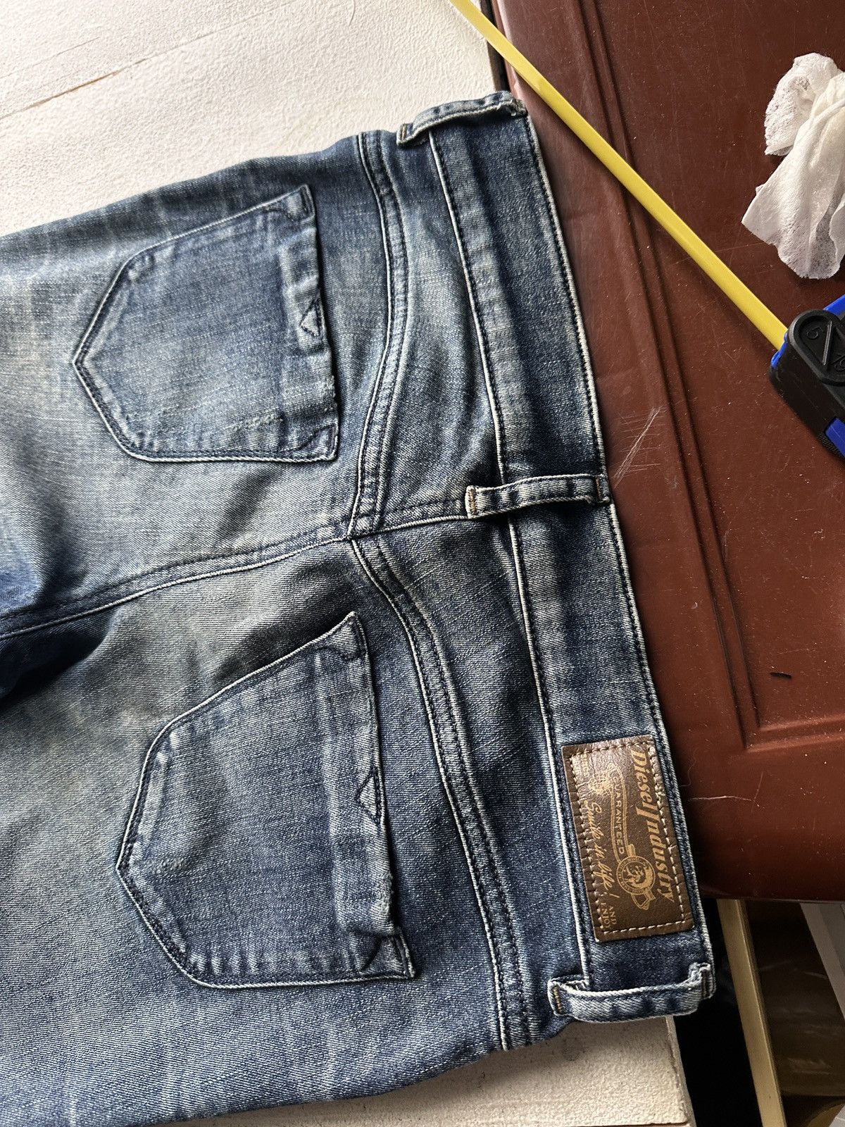 Diesel 🚨Gothic Diesel Regular Slim relax Flared Jeans Womens Size 27" / US 4 / IT 40 - 8 Thumbnail