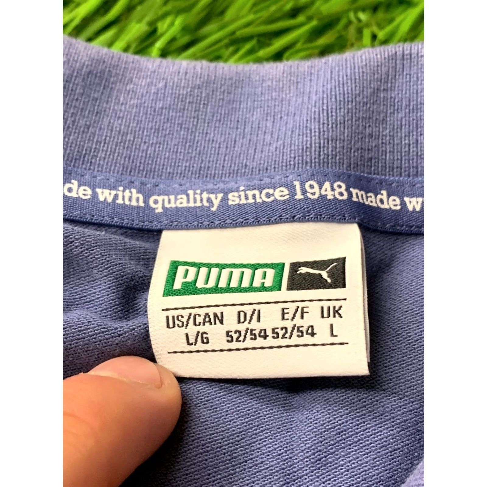 Puma PUMA ORIGINAL MEN POLO SHIRT Short Sleeve Blue L Casual Shirt Polo Men's Regular Size L Size US L / EU 52-54 / 3 - 5 Thumbnail