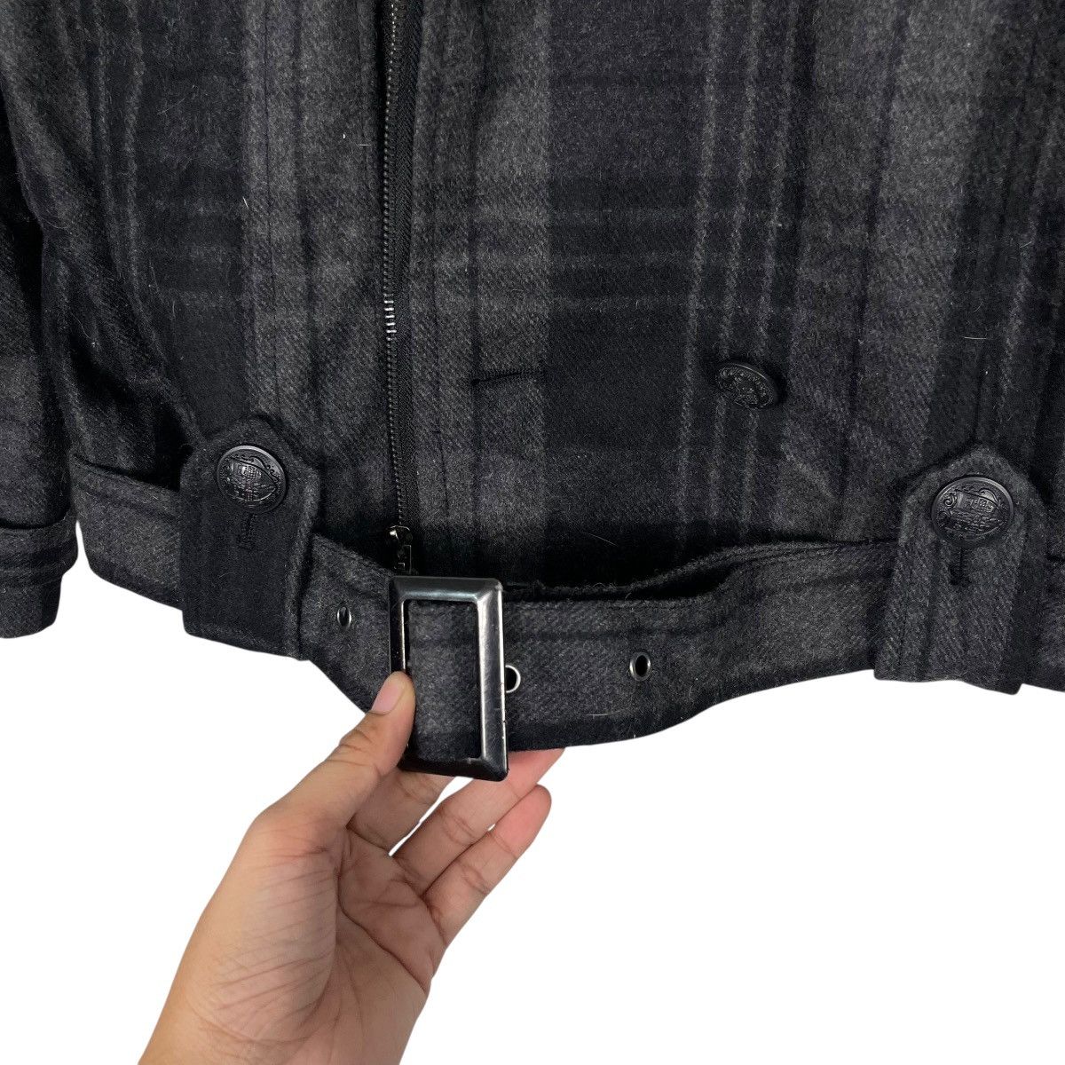 Other Japanese Brand Diviner Tartan Double Breasted Jacket Size US S / EU 44-46 / 1 - 9 Thumbnail