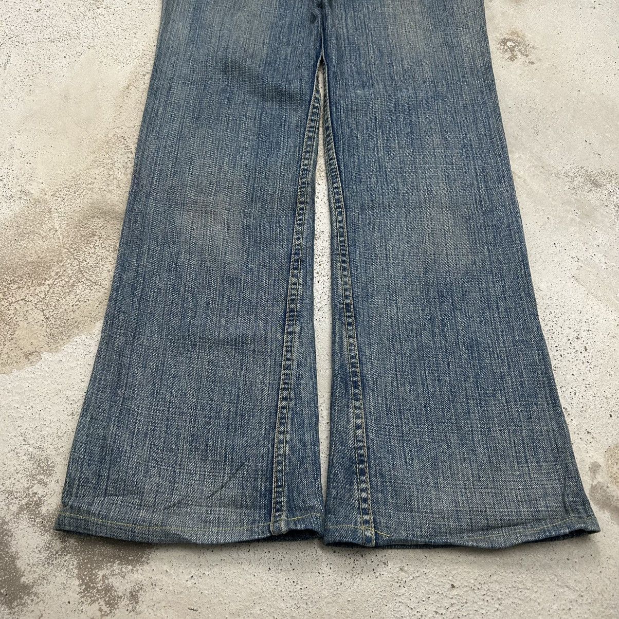 Hysteric Glamour Japanese brand Flared Distressed Jeans Size US 30 / EU 46 - 8 Thumbnail